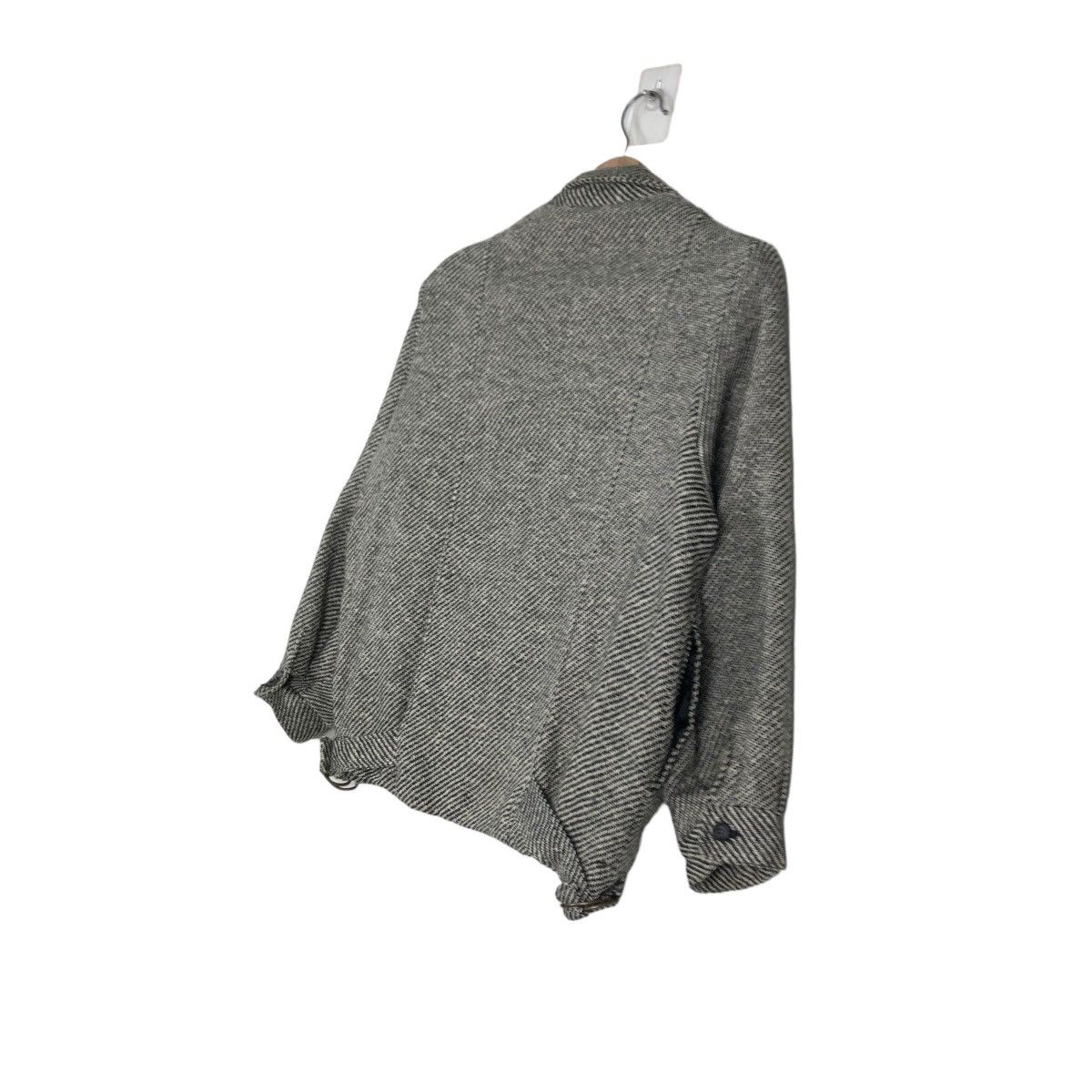 Japanese Brand 🔥VINTAGE BIKER JACKET WOOL BUCKLE HERRINGBONE ISSEY MIYAKE Size US M / EU 48-50 / 2 - 10 Thumbnail