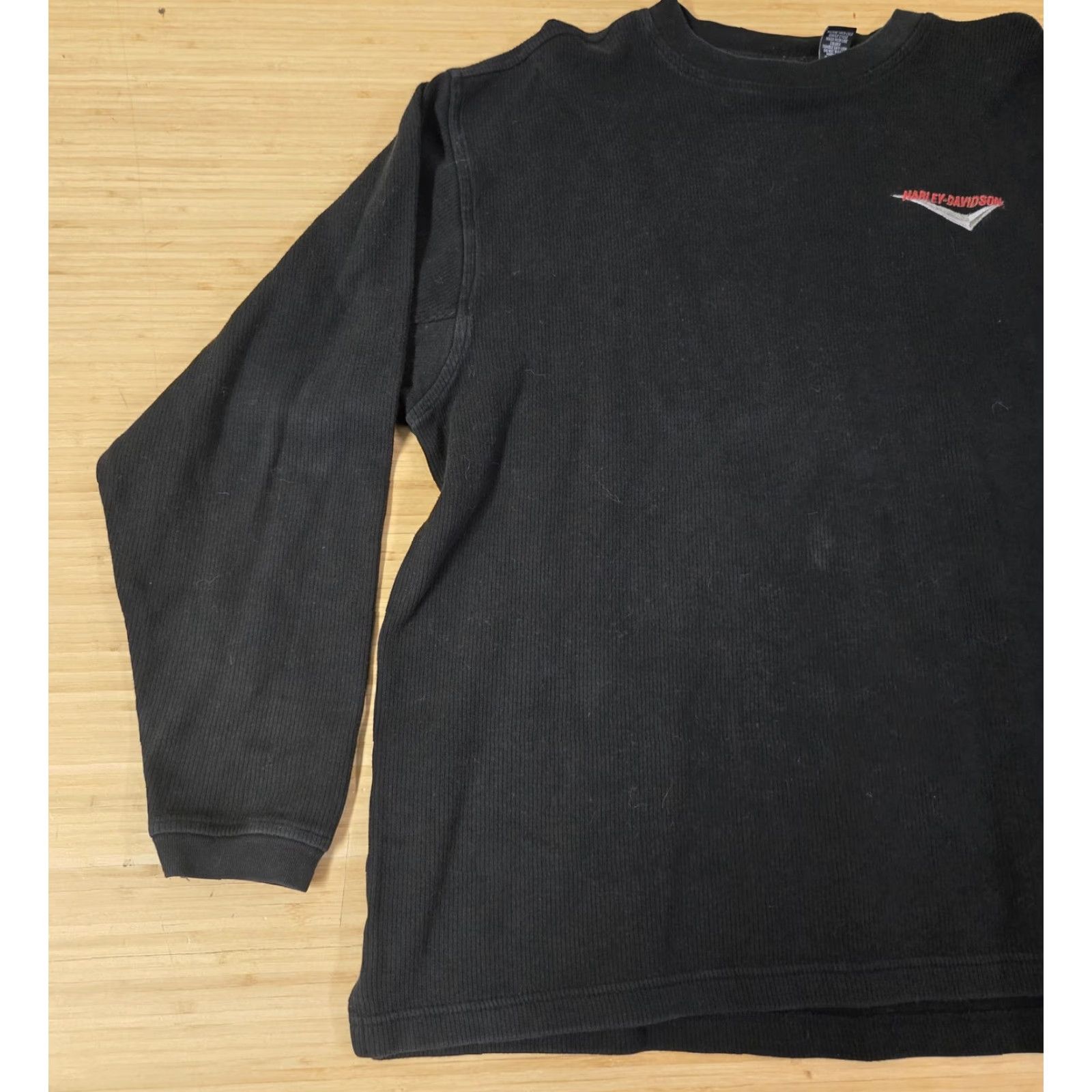 Harley Davidson Harley-Davidson Shirt Mens XL Black Long Sleeve Thermal Peninsula Redwood City Size US XL / EU 56 / 4 - 3 Thumbnail