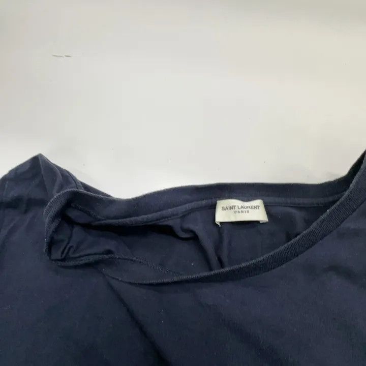 Saint Laurent Paris Saint Laurent Logo Crew Neck T-Shirt for Men-2507 Size US XXL / EU 58 / 5 - 3 Thumbnail