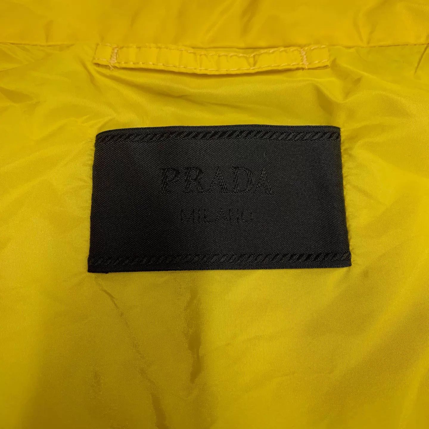 Prada Prada Yellow Triangle Logo Nylon Jacket XL 98 New Size US XL / EU 56 / 4 - 6 Thumbnail