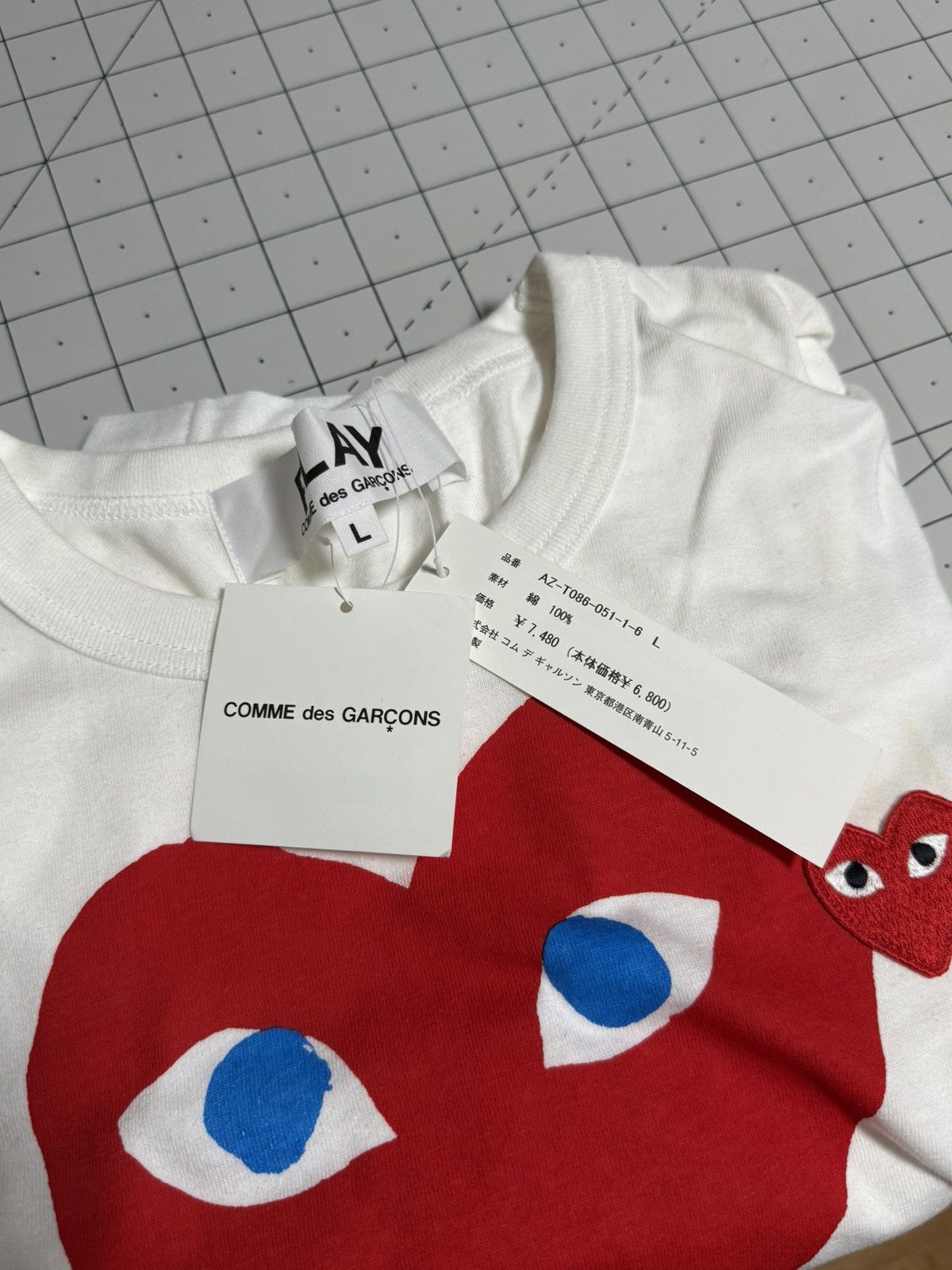 Comme des Garcons PLAY CDG play shirt Size US L / EU 52-54 / 3 - 3 Thumbnail