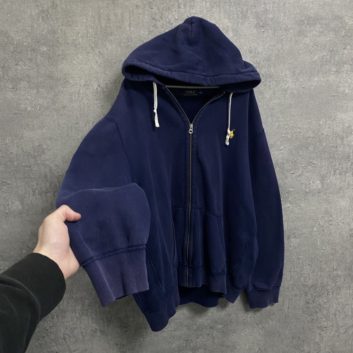 Polo Ralph Lauren Vintage Polo Ralph Lauren Zip Hoodie Y2K Old Money Style Size US XXL / EU 58 / 5 - 2 Thumbnail