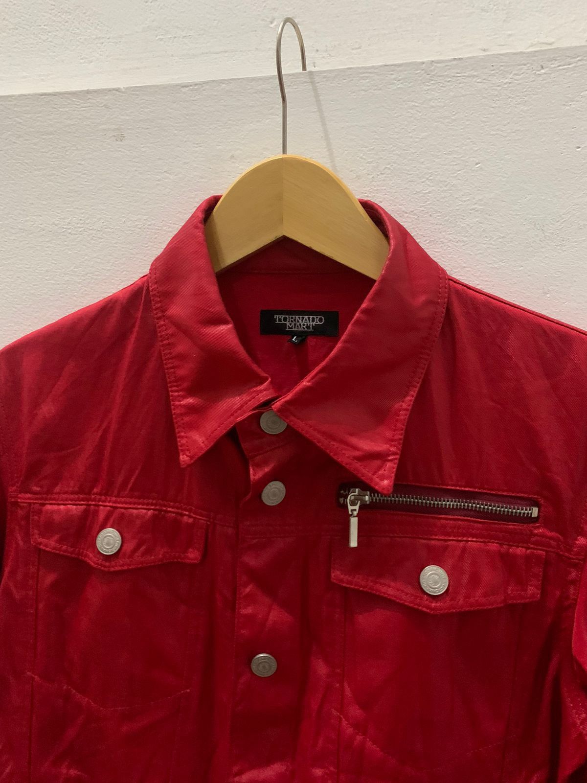 Tornado Mart Tornado mart red coated jacket Size US L / EU 52-54 / 3 - 2 Thumbnail