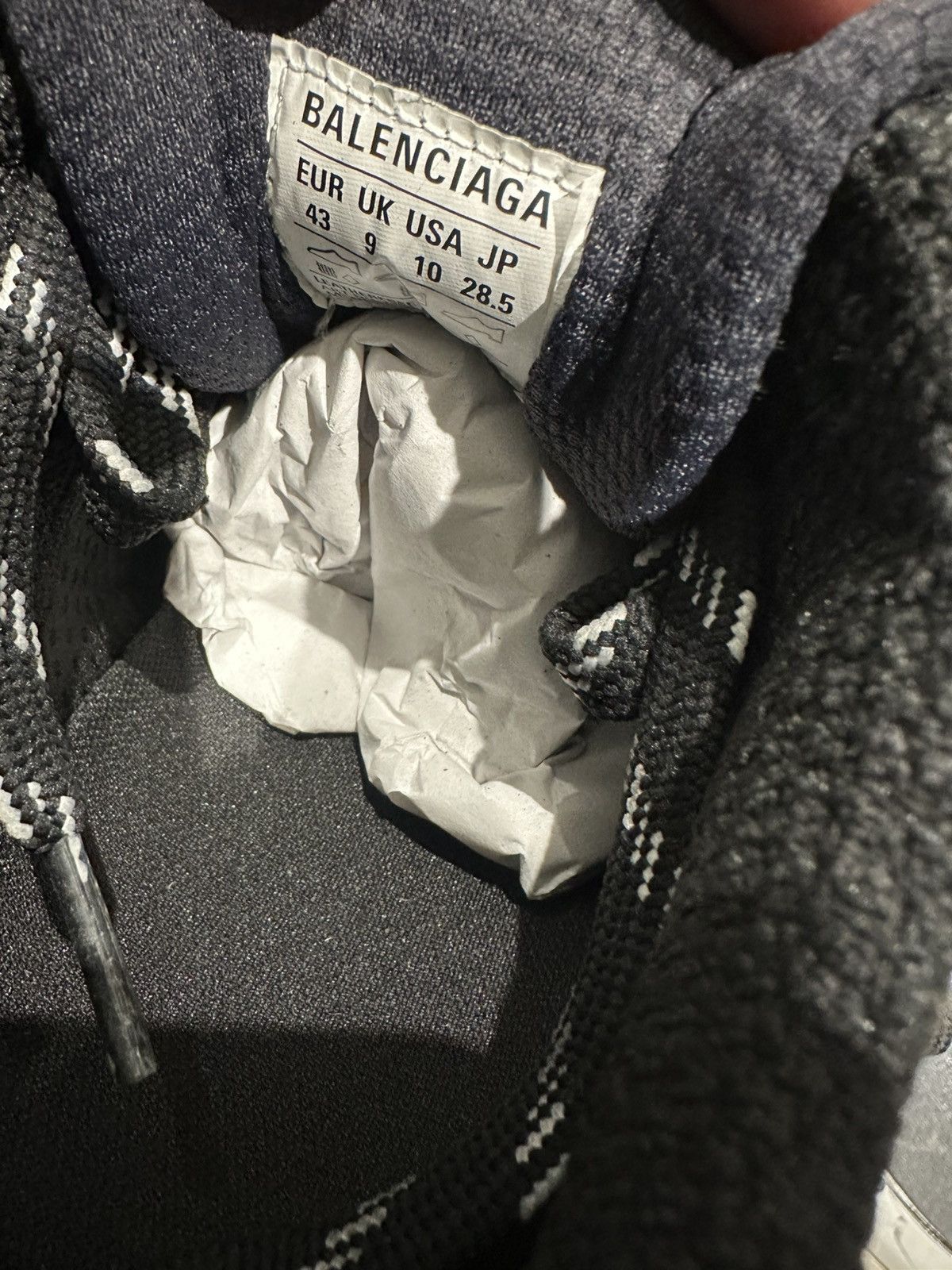 Balenciaga BALENCIAGA - 3XL Sneaker Black Size US 10 / EU 43 - 6 Thumbnail