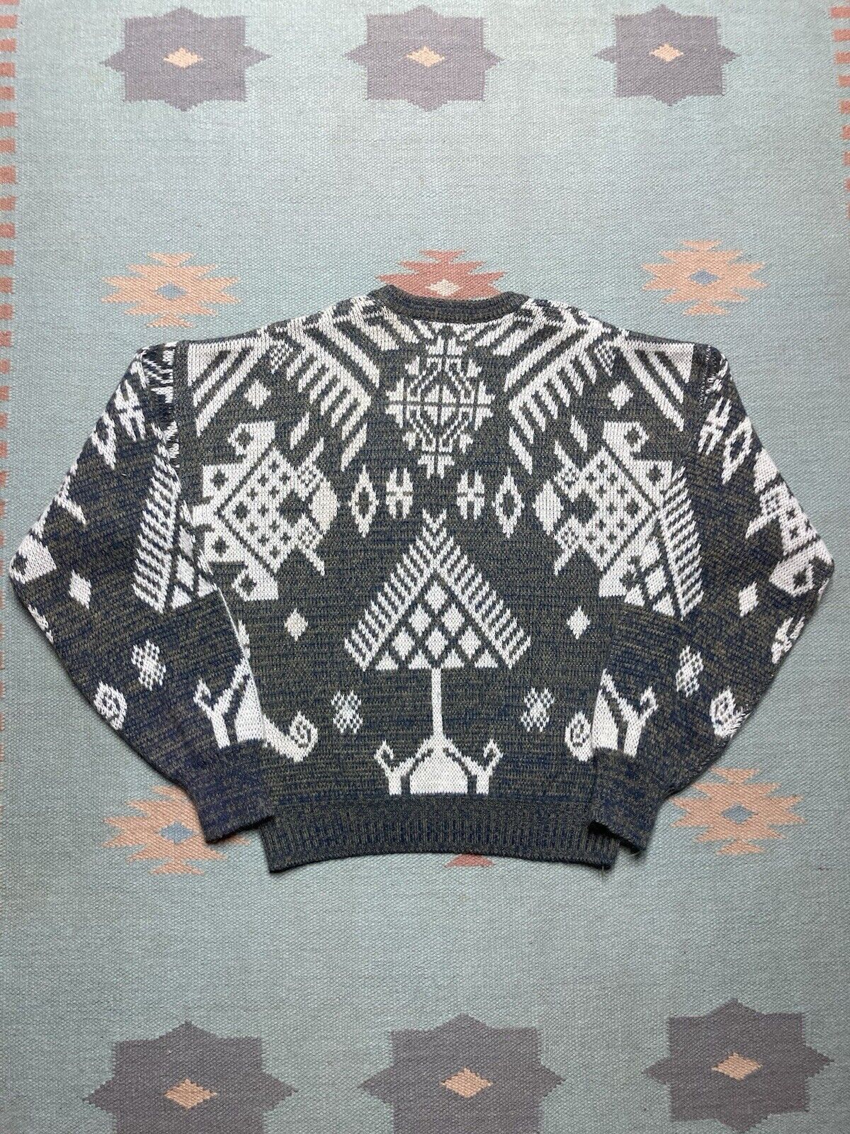 McGregor × Vintage VTG 80s mcgregor knit sweater soft comfy aztec geometric S Size US S / EU 44-46 / 1 - 6 Thumbnail