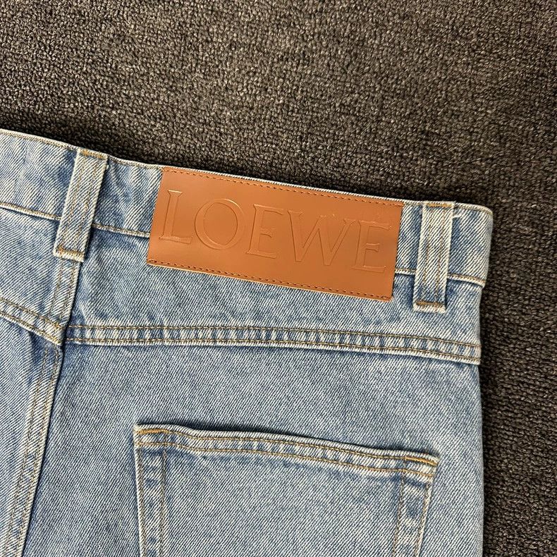 Loewe LOEWE Wash the light blue straight jeans Size 32" / US 10 / IT 46 - 5 Thumbnail