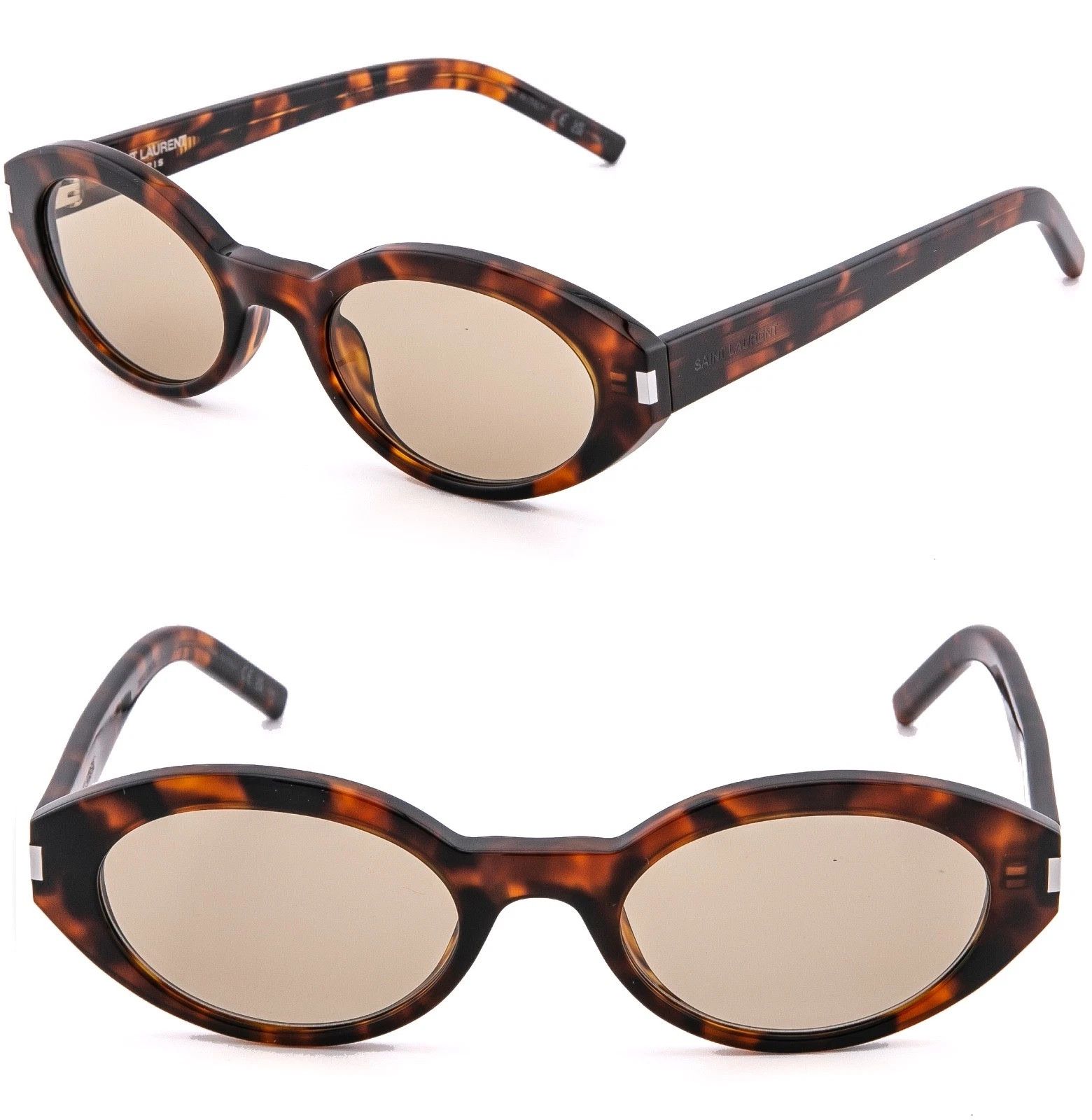 Saint Laurent Paris SAINT LAURENT SHADE SL 567 SL567 Brown Havana Sunglasses 008 Size ONE SIZE - 1 Thumbnail