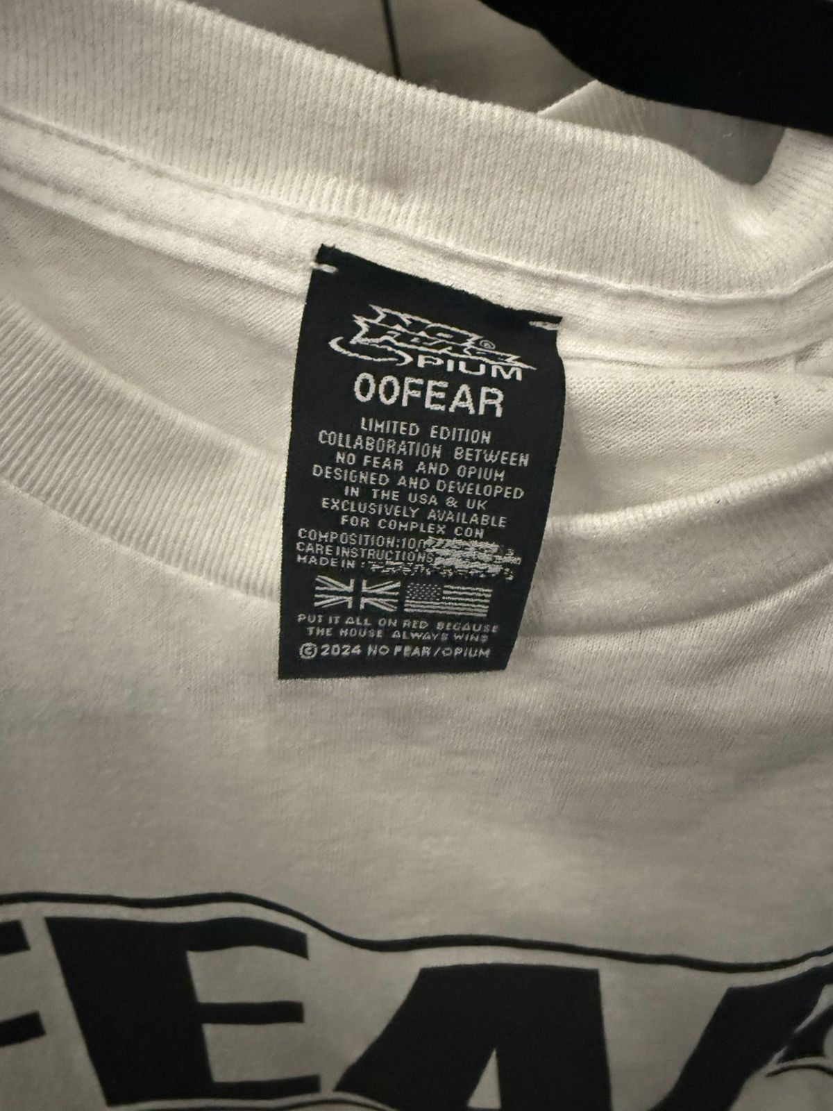 Ken Carson × Playboi Carti Opium Playboi Carti Ken Carson Tee White Fear ComplexCon Size US M / EU 48-50 / 2 - 3 Thumbnail