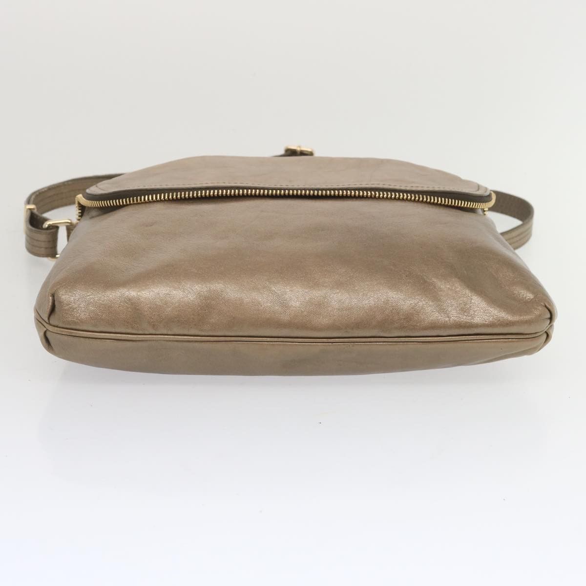 Fendi FENDI Shoulder Bag Leather Bronze Size ONE SIZE - 9 Thumbnail
