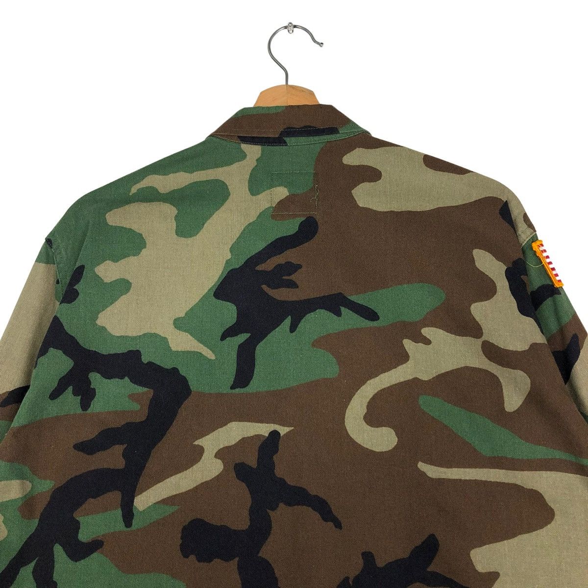 Vintage 🔥Vintage Cropped Chore Camoflouge Jacket US Army Size US S / EU 44-46 / 1 - 9 Thumbnail