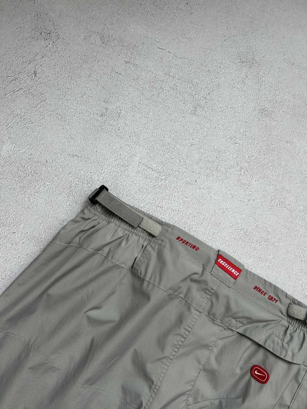 Nike × Vintage Nike Vintage 2000's 'Athletic 71' nylon man's shorts size XL Size US 36 / EU 52 - 13 Thumbnail