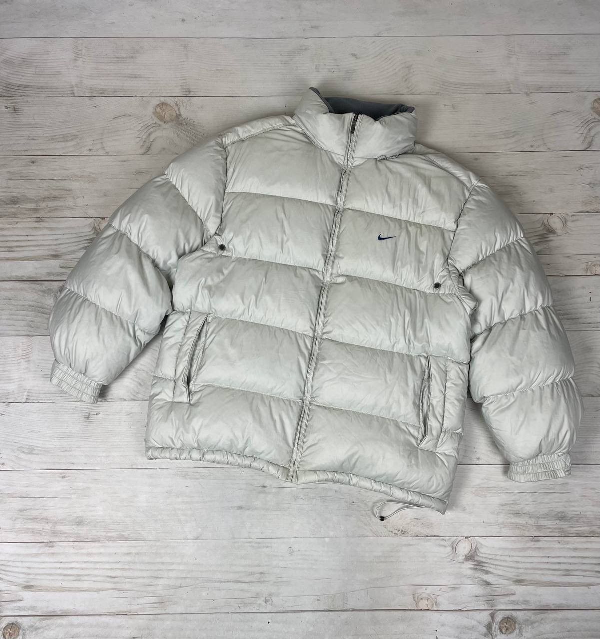 Nike Vintage Nike Puffer Jacket 00s Dowm Swoosh Size US XL / EU 56 / 4 - 1 Thumbnail