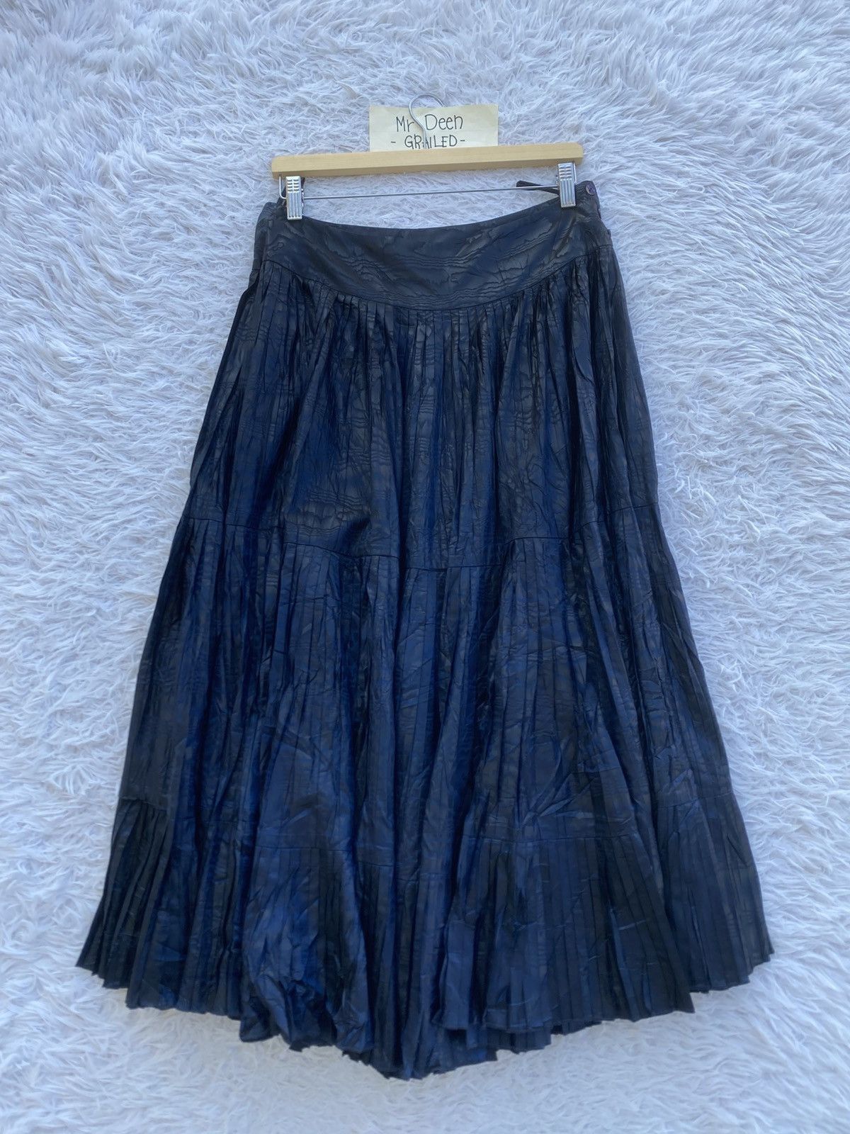 Kenzo Rare KENZO Pleated Midi Skirt Size 29" - 1 Thumbnail