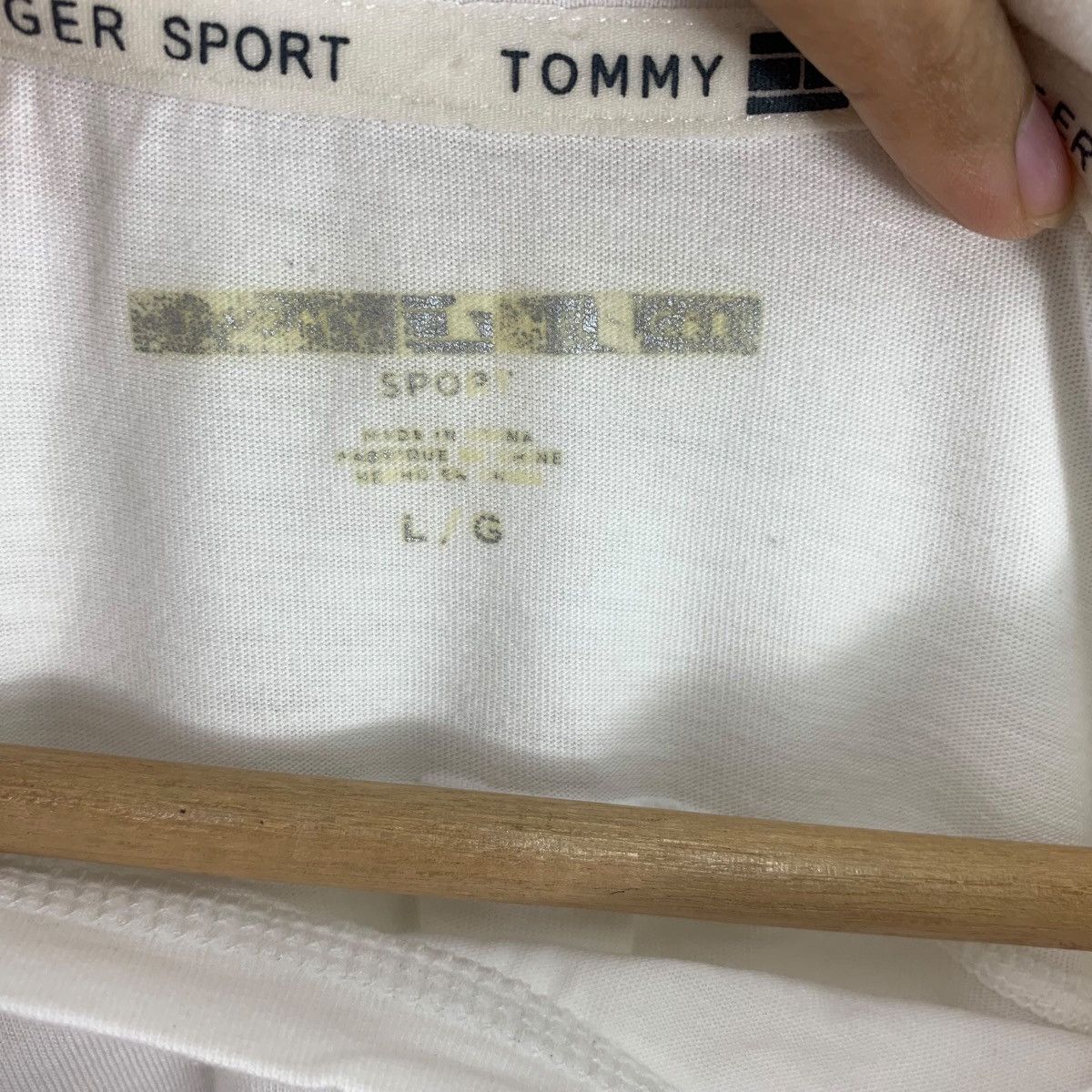 Tommy Hilfiger TOMMY HILFIGER USA Flag Logo Sport Collection Tee Shirt Size M / US 6-8 / IT 42-44 - 6 Thumbnail