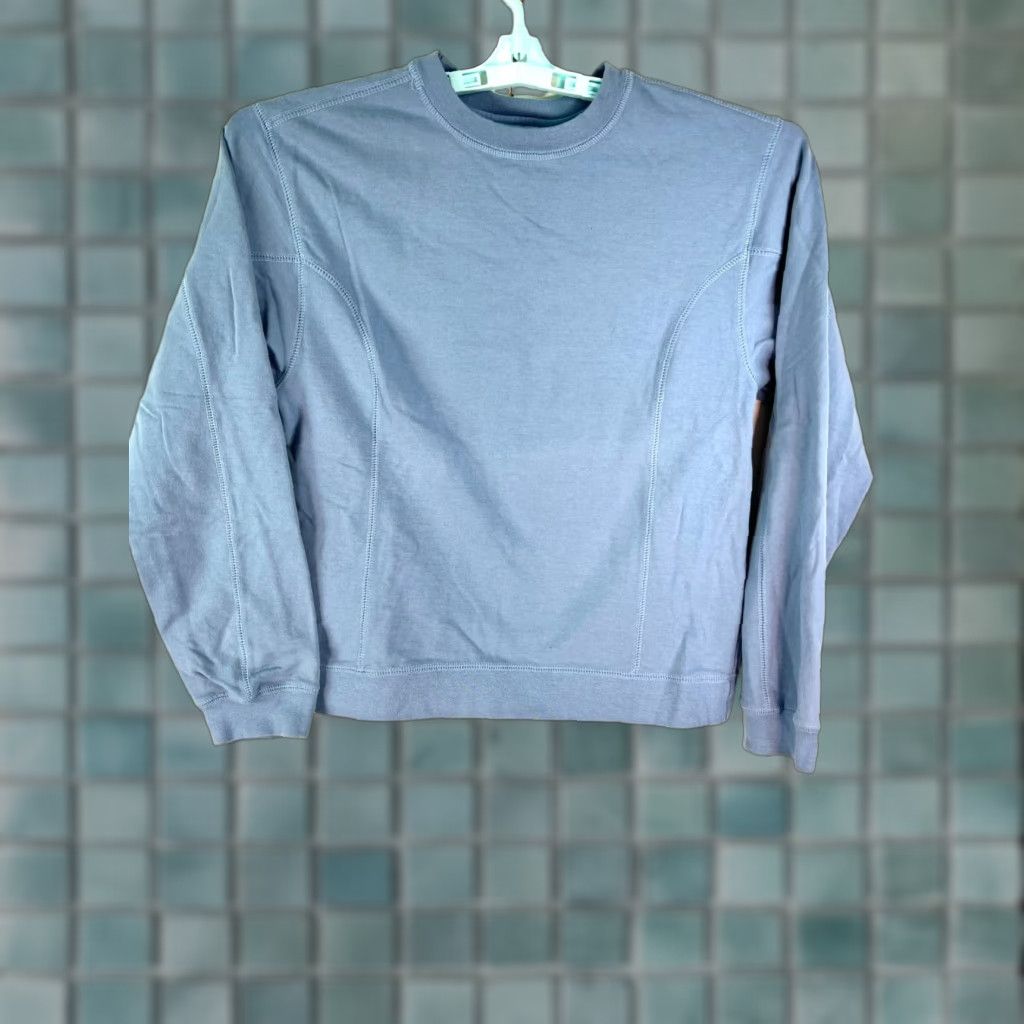 Russell Athletic Russell Athletics Members Mark Mens Blue Long Sleeve Sweatshirt T-Shirt Size M Size US M / EU 48-50 / 2 - 1 Thumbnail
