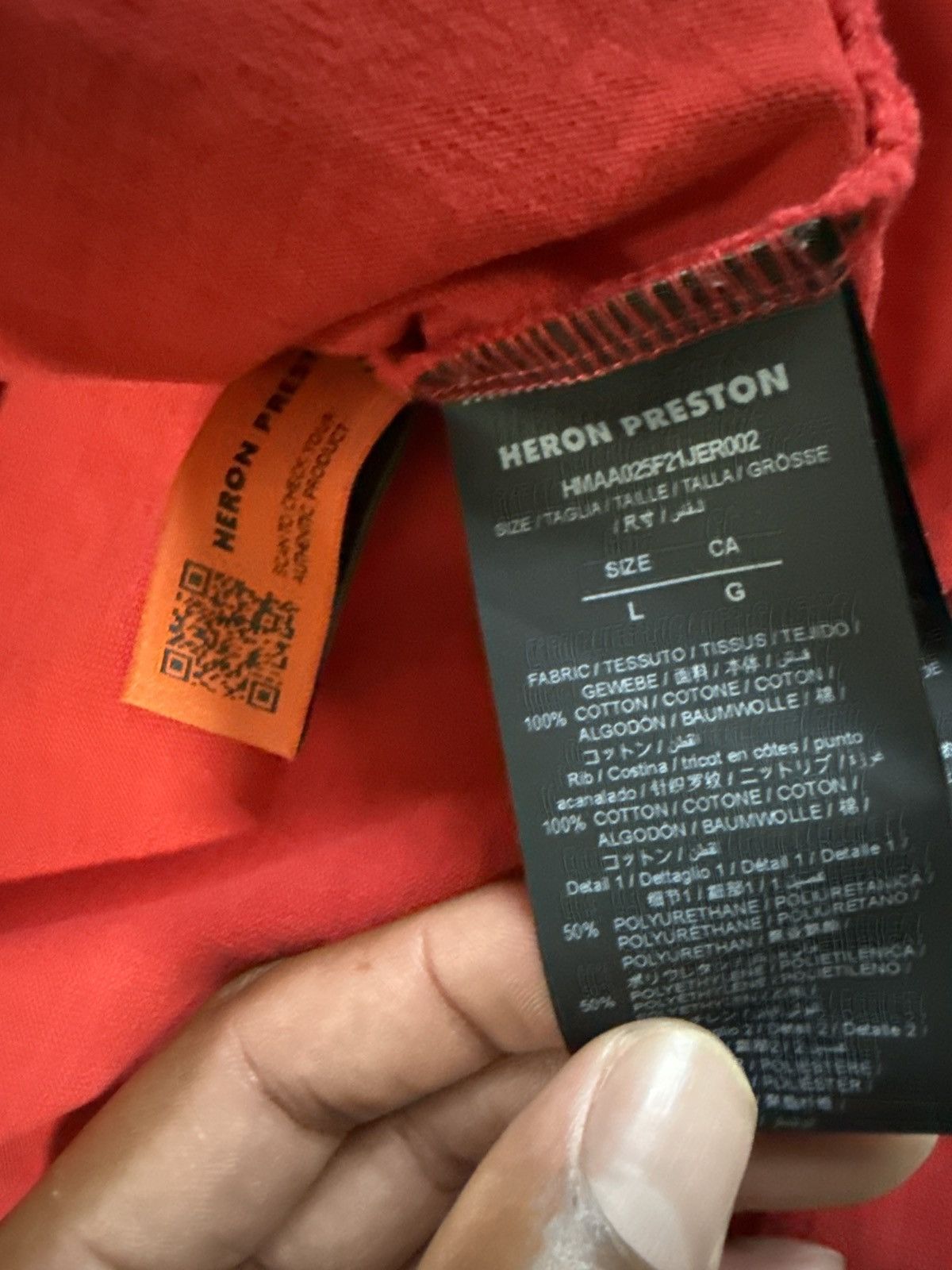 Heron Preston Heron Preston T-Shirt Size US L / EU 52-54 / 3 - 1 Thumbnail