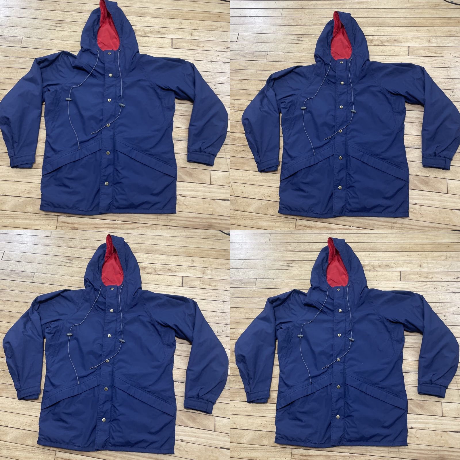 Burlington VINTAGE Columbia Ultrex Burlington Parka Jacket Men M Blue Red Line Coat Stadium 90s Wind Rain Windproof Nylon Parka Mens Jacket Size US M / EU 48-50 / 2 - 11 Thumbnail