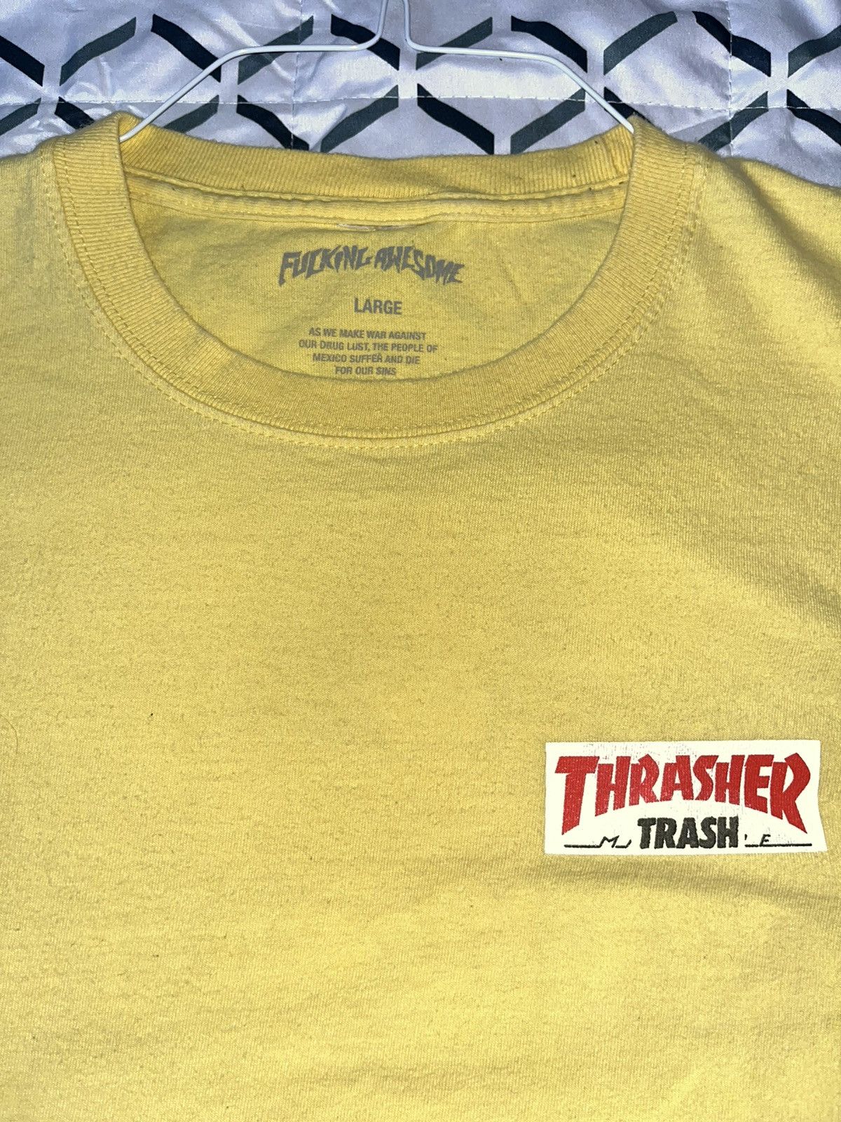 Thrasher x Fucking awesome fa Hockey size medium | Depop