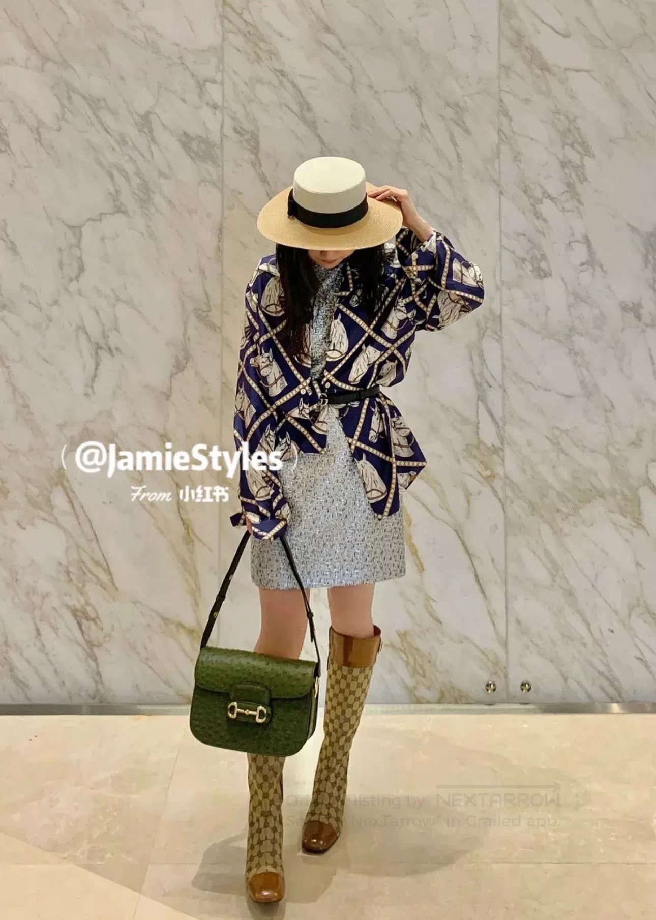 Gucci Gucci Color-Block Bow Straw Beach Hat. Size ONE SIZE - 6 Thumbnail