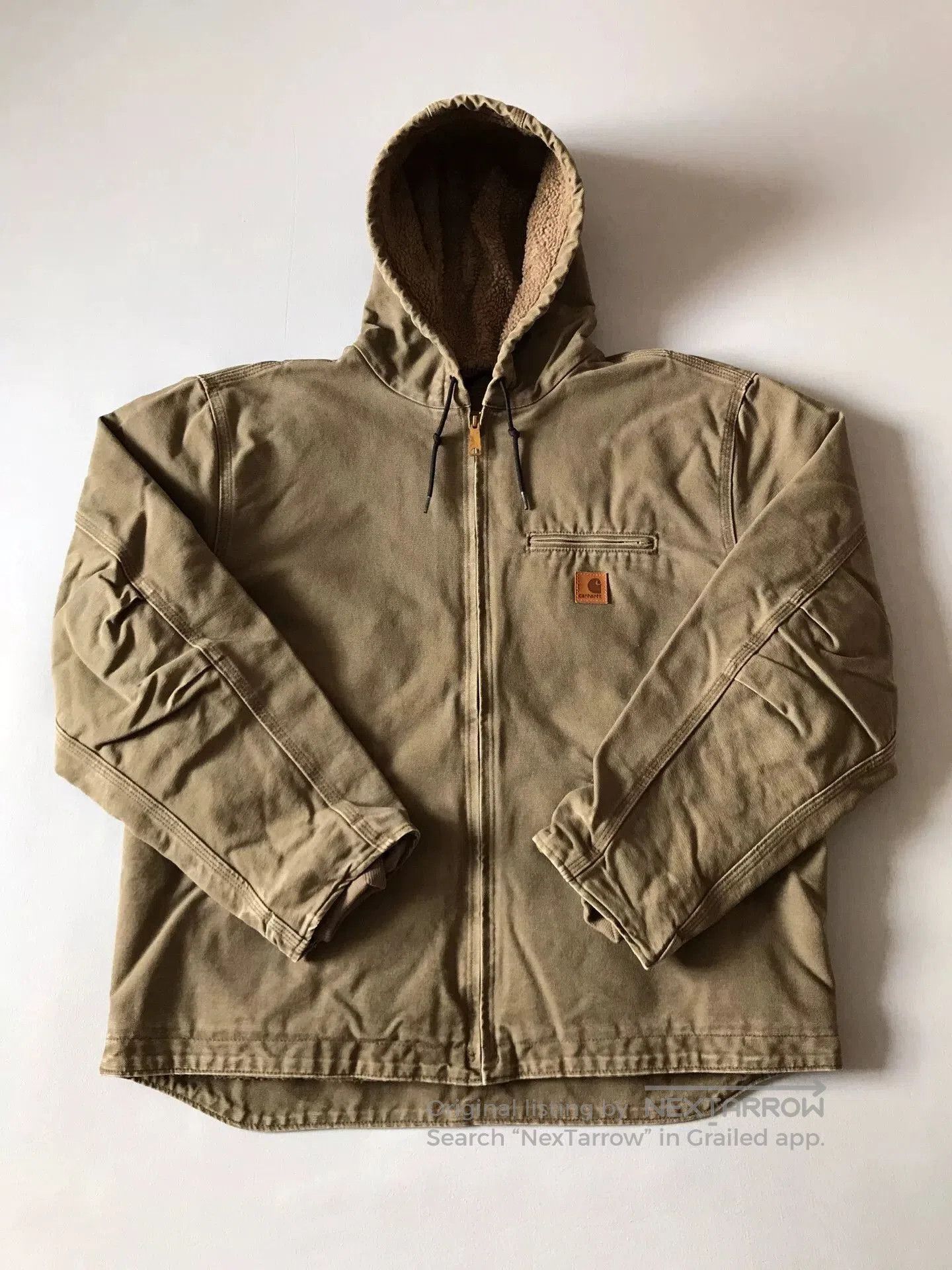 Carhartt Carhartt J141 Hooded Canvas Jacket. Size US XL / EU 56 / 4 - 1 Thumbnail