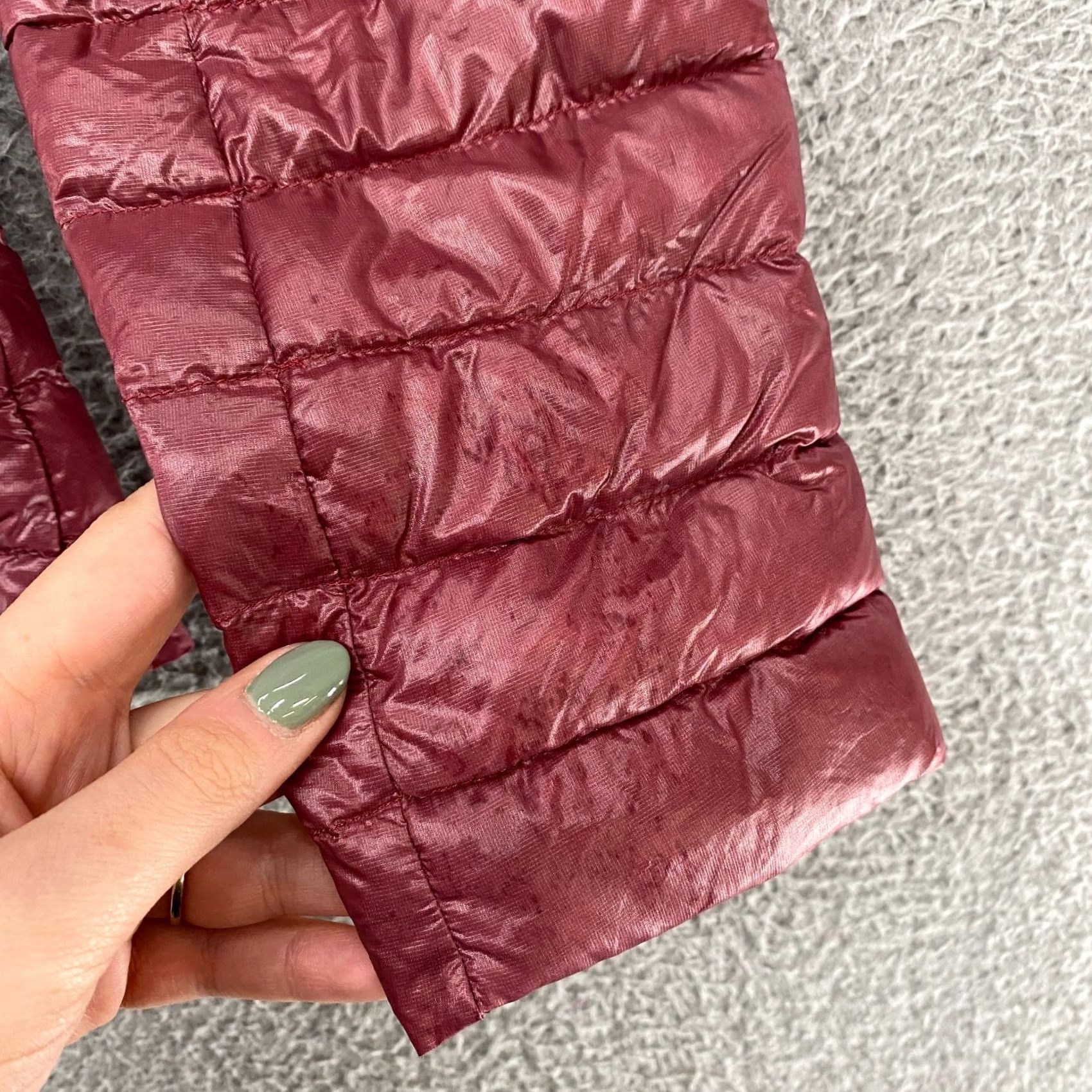 Lululemon Lululemon Puffer Jacket Womens 6 Pack It own Maroon Grey Goose Down Maroon Red Jacket Coat Down Packable Full Zip Hooded 6 Size M / US 6-8 / IT 42-44 - 4 Thumbnail