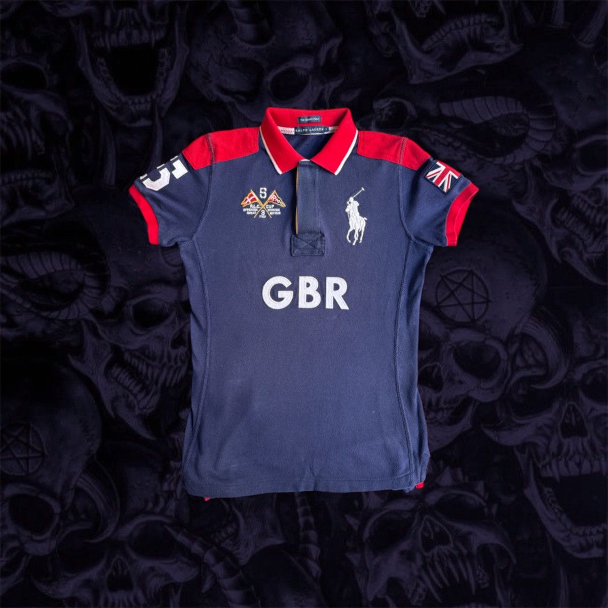 Polo Ralph Lauren × Ralph Lauren Chief Keef Ralph Lauren GBR Skinny Fit Polo Size US S / EU 44-46 / 1 - 1 Thumbnail