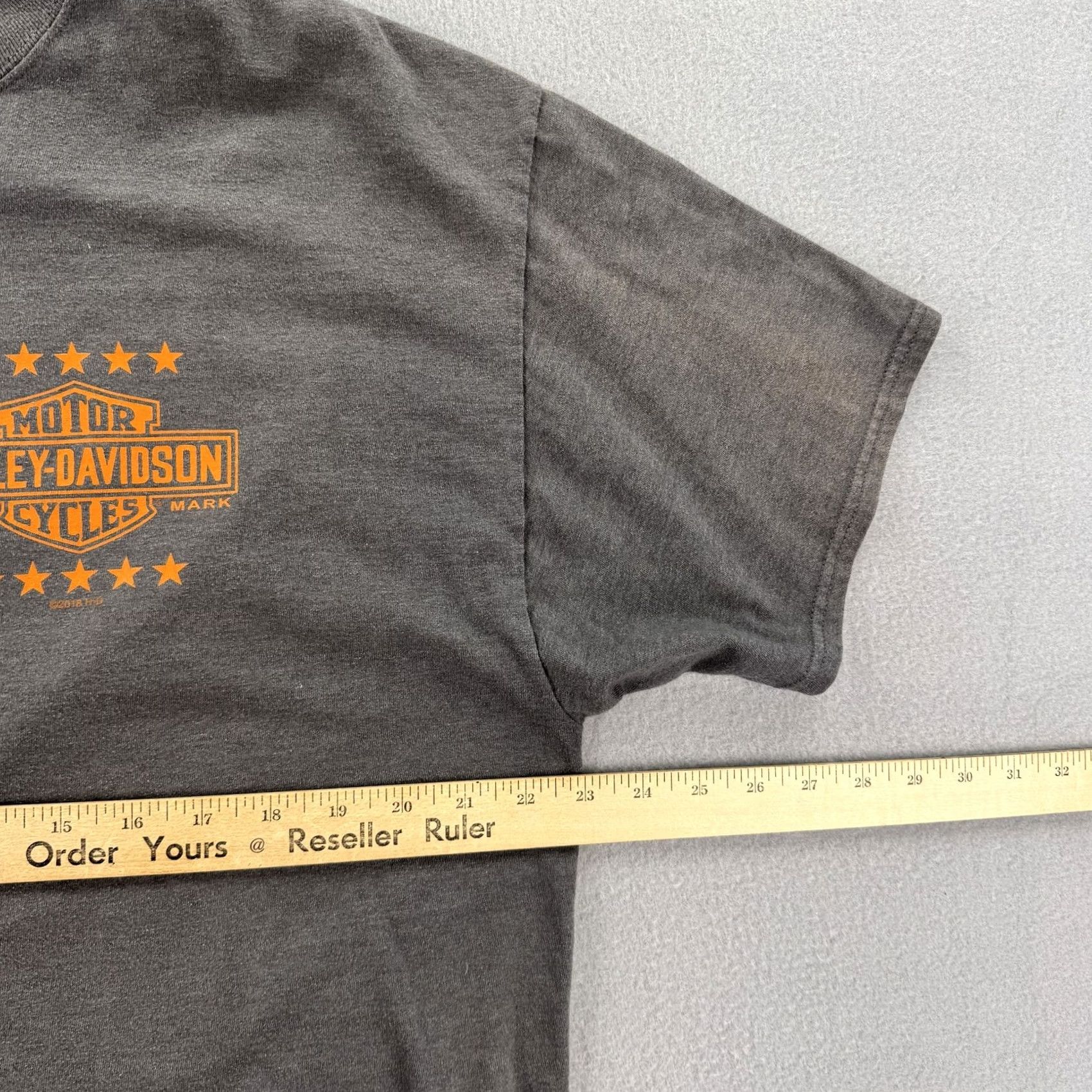 Harley Davidson Harley-Davidson Shirt Mens XL Gray Florida Eagle Motorcycle Biker Tampa Brandon Crew Neck Short Sleeve T-Shirt Graphic Print Size US XL / EU 56 / 4 - 6 Thumbnail