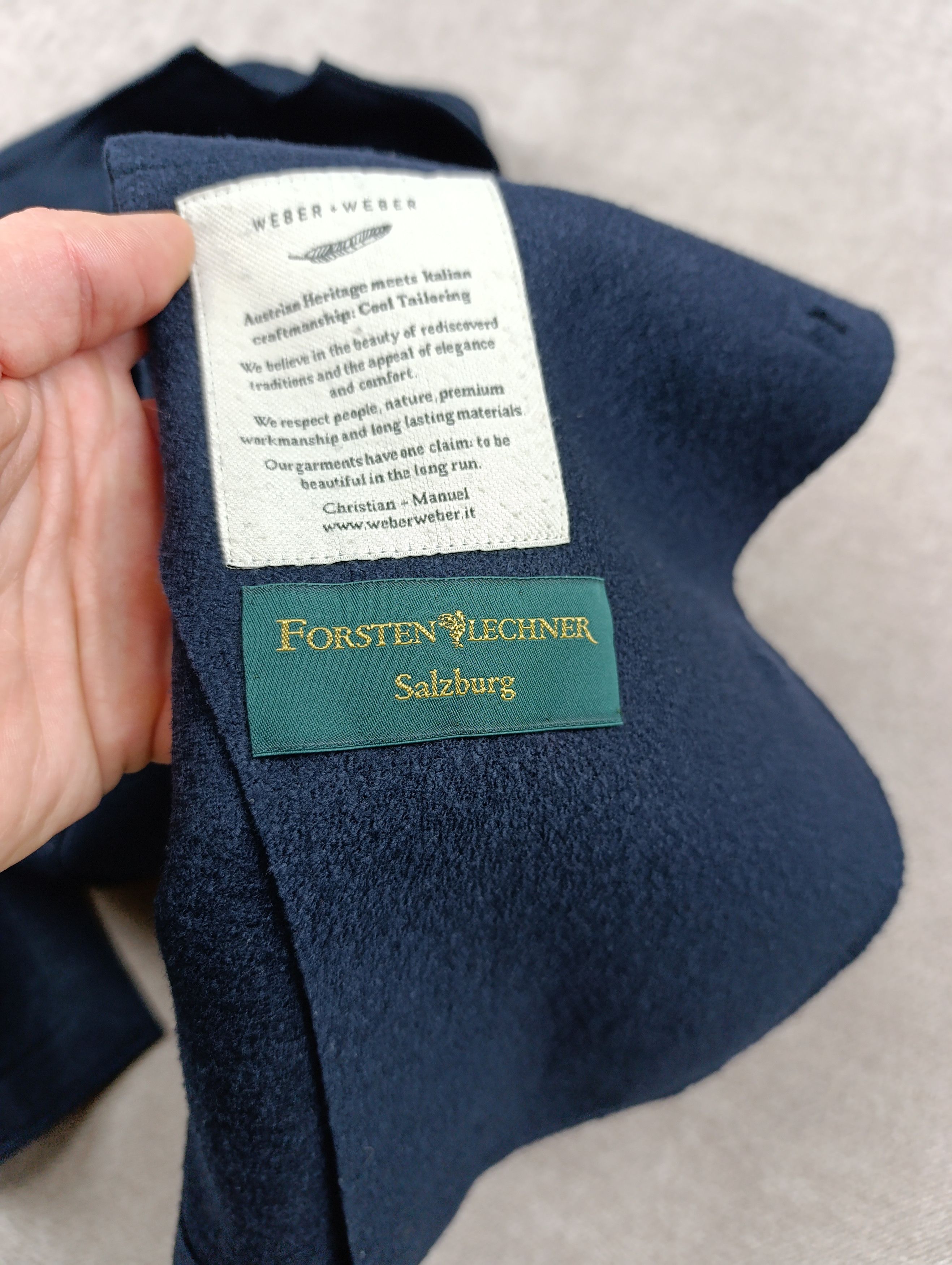 Weber WW WEBER+WEBER SARTORIA MENS TRAVEL BLAZER Size 48R - 21 Thumbnail