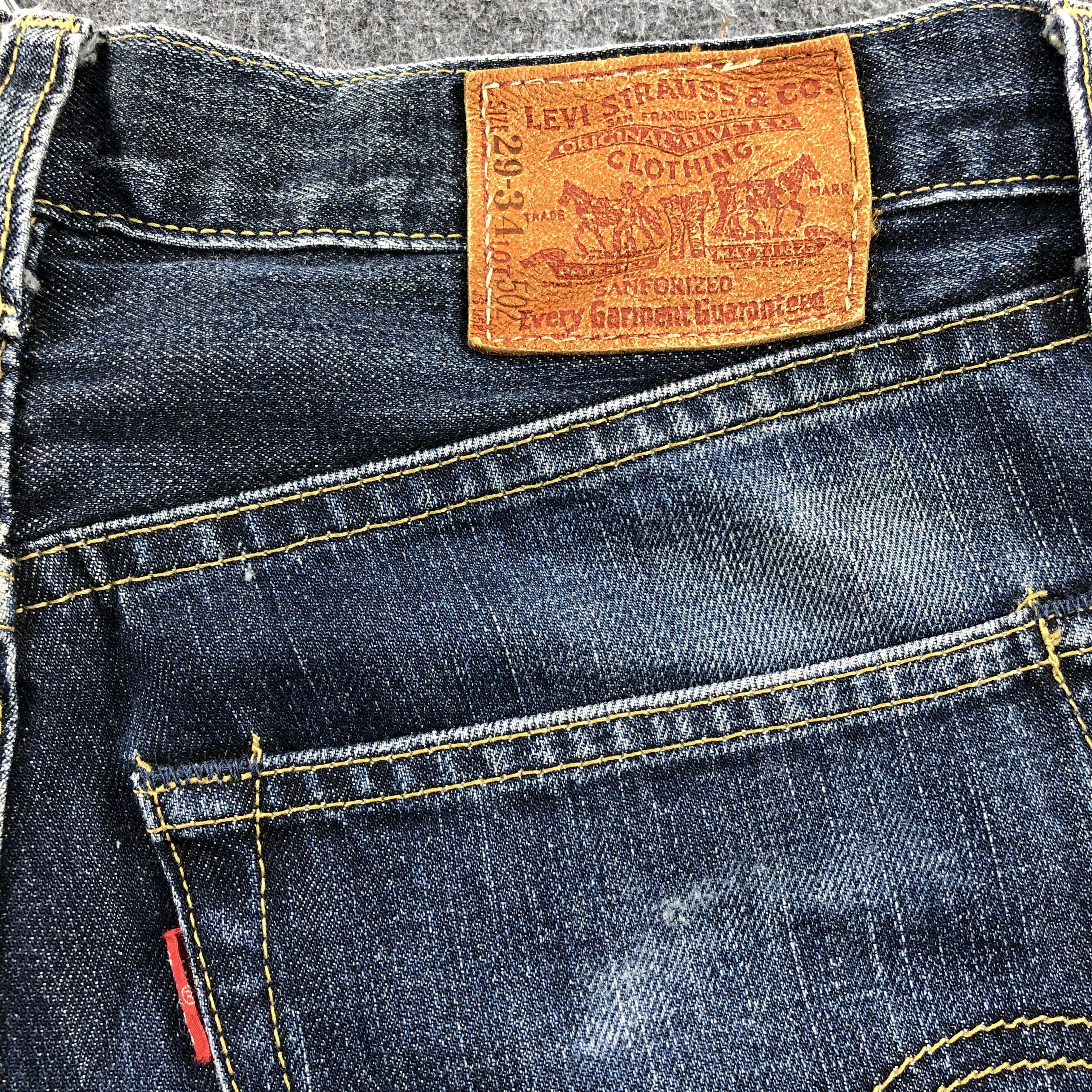 Levi's × Vintage Vintage 90s Blue Wash Levis 502 Jeans-JM1451 Size US 30 / EU 46 - 6 Thumbnail
