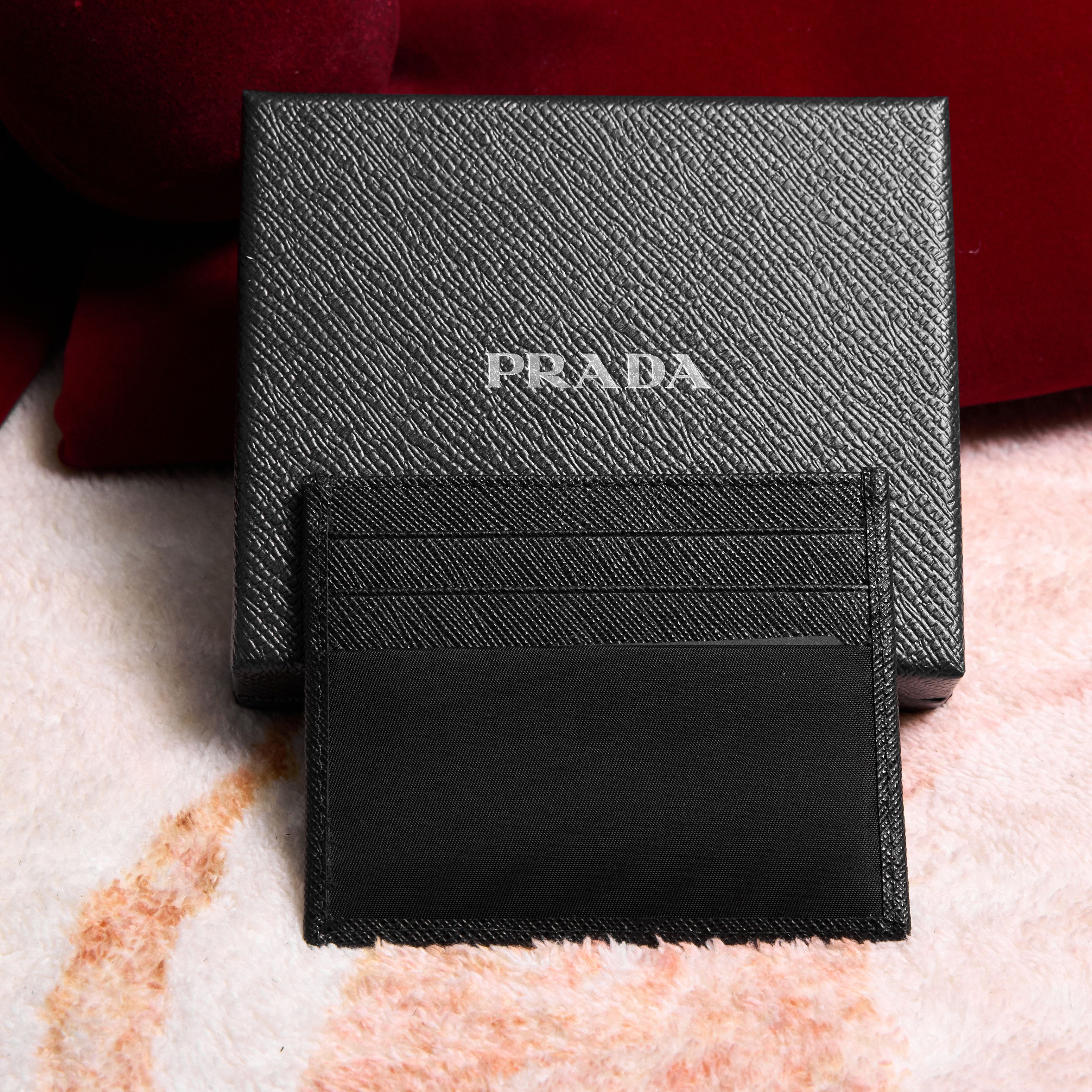 Prada PRADA Re-Nylon And Saffiano Leather Card Holder Size ONE SIZE - 3 Thumbnail