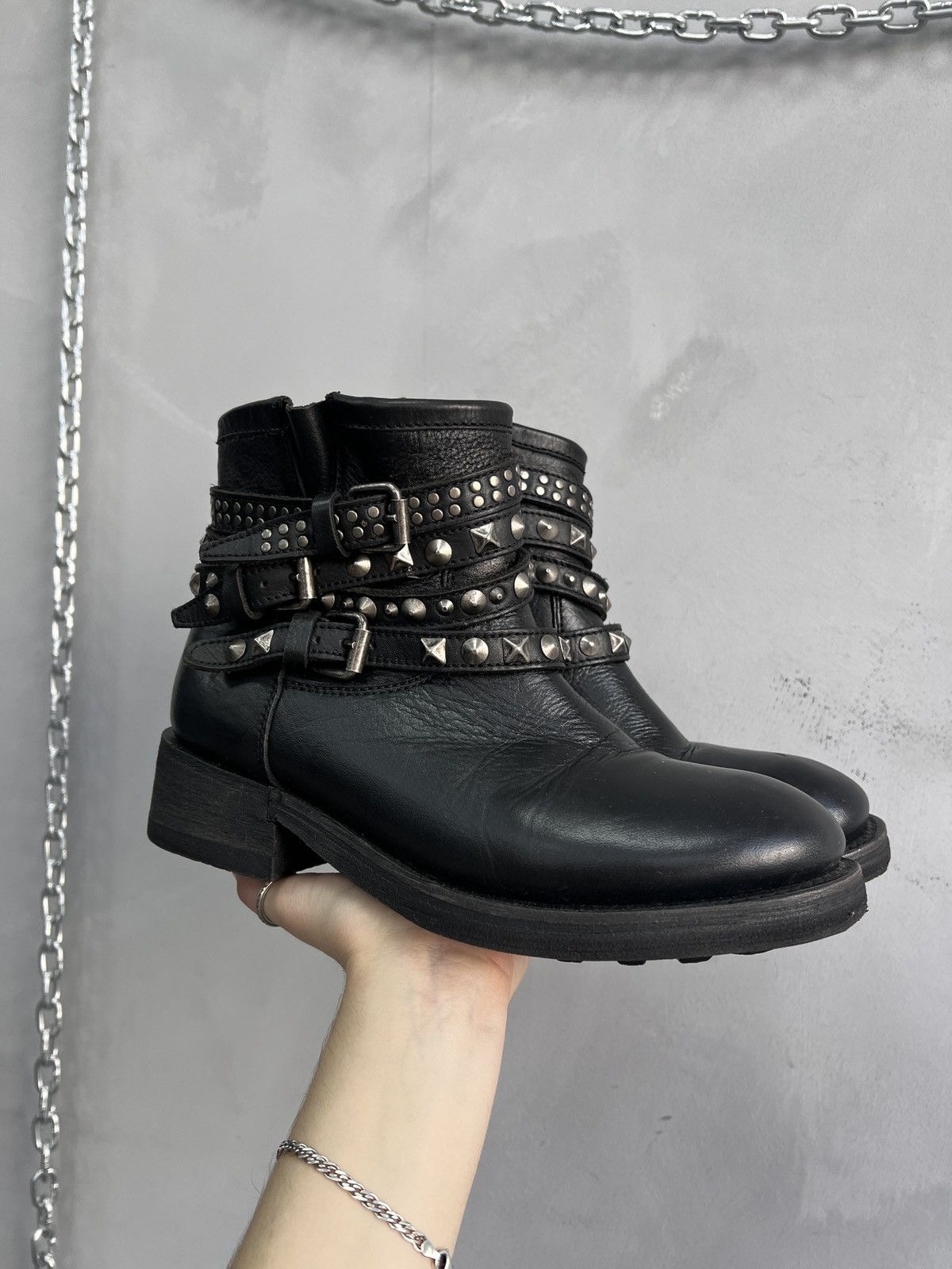 Gothic opium platform boots new Rock style avant garde