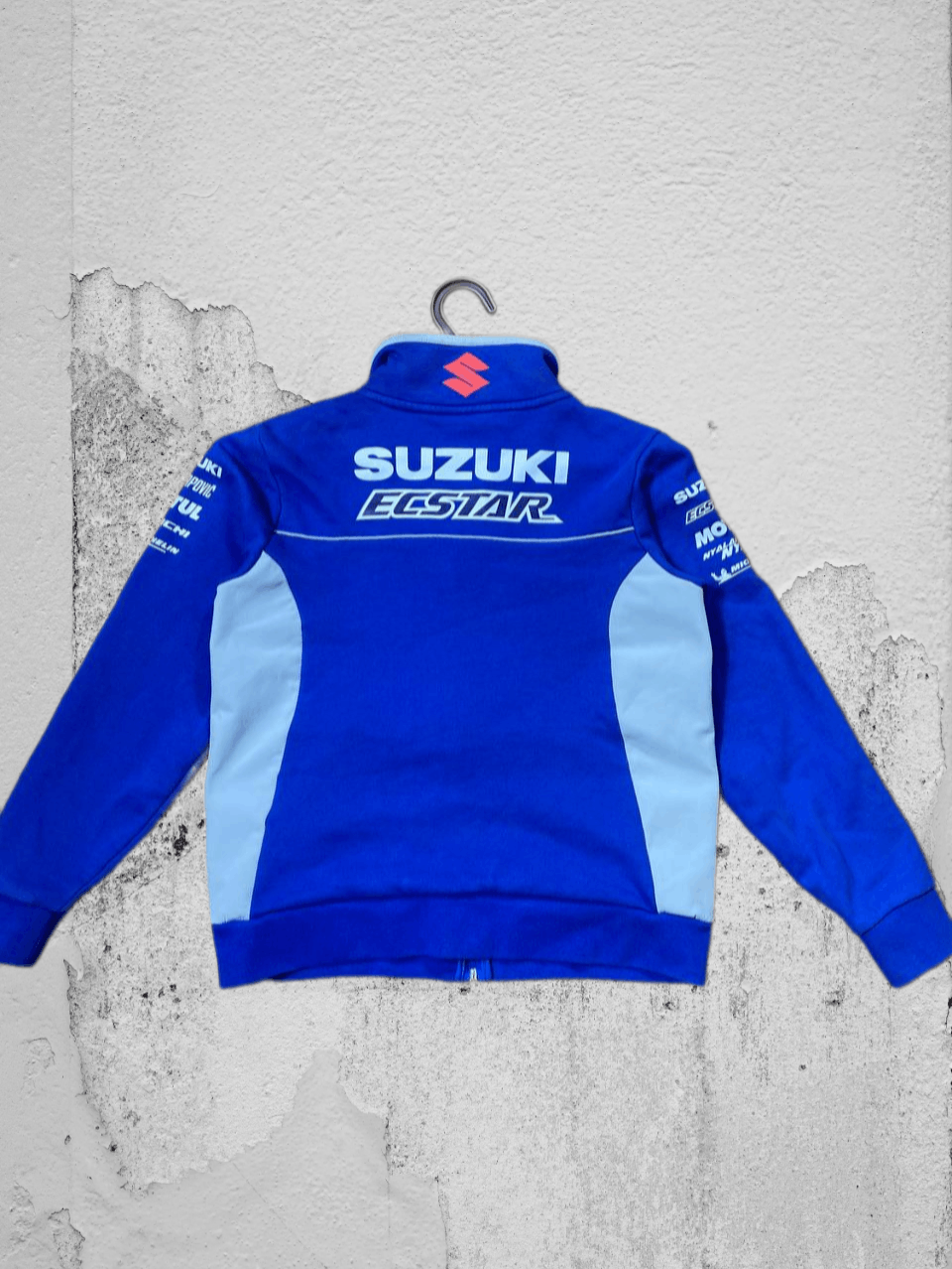 Japanese Brand × Vintage New Vintage Suzuki Ecstar NASCAR Fleece Zip Jacket Big Logo Size US M / EU 48-50 / 2 - 1 Thumbnail