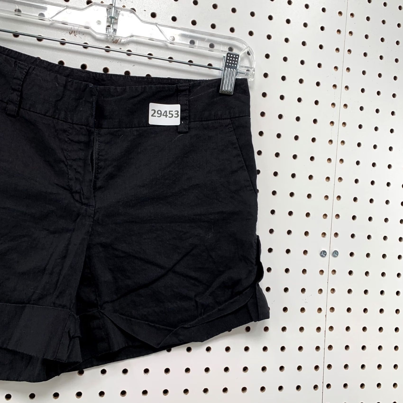 Theory Theory Linen Blend CHino Shorts Womens Size 4 Black Casual 29x4.5 Size 27" / US 4 / IT 40 - 3 Thumbnail