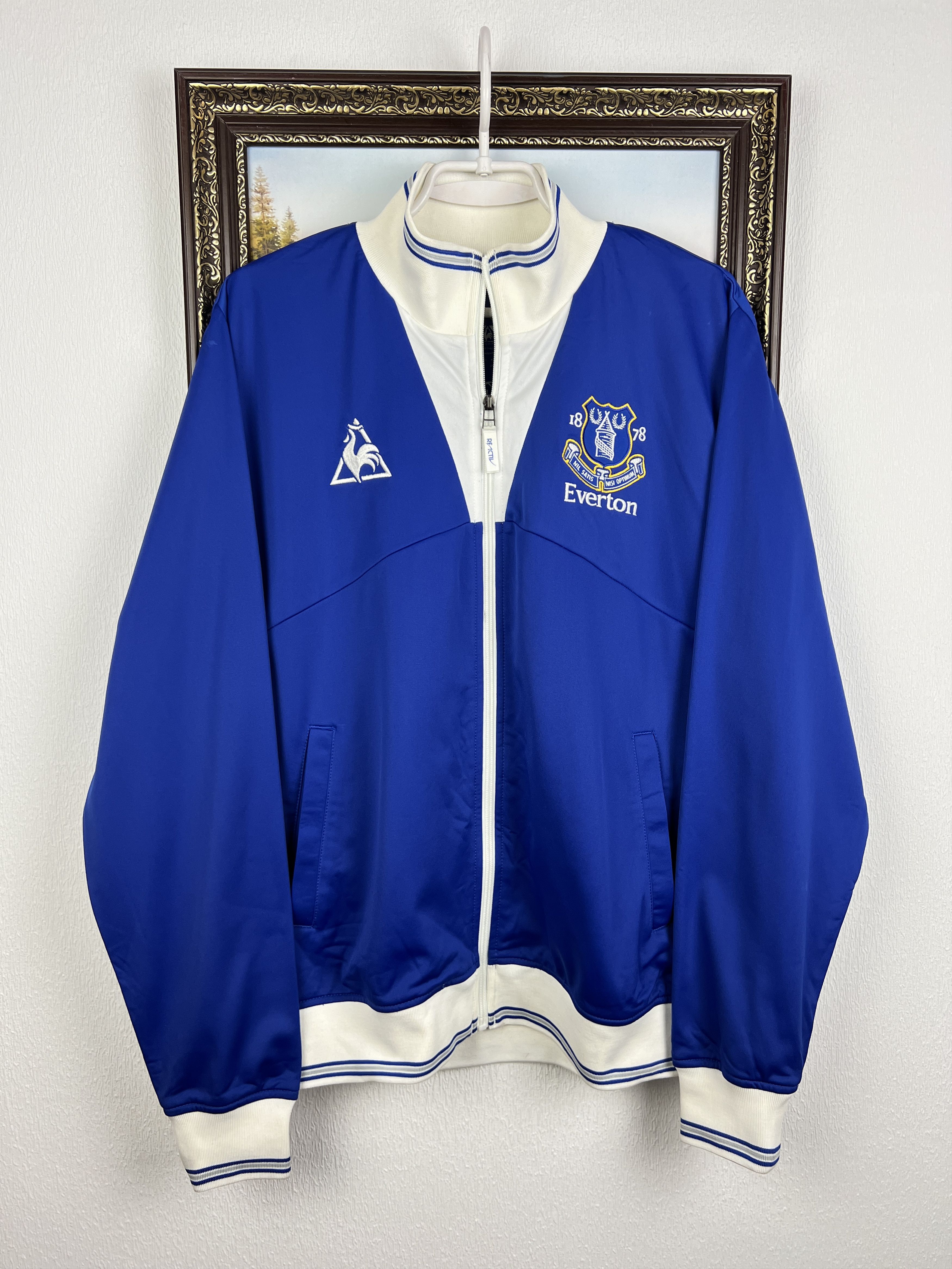 Le Coq Sportif Le Coq Sportif Everton Football Jacket Soccer Track Top Size US L / EU 52-54 / 3 - 1 Thumbnail