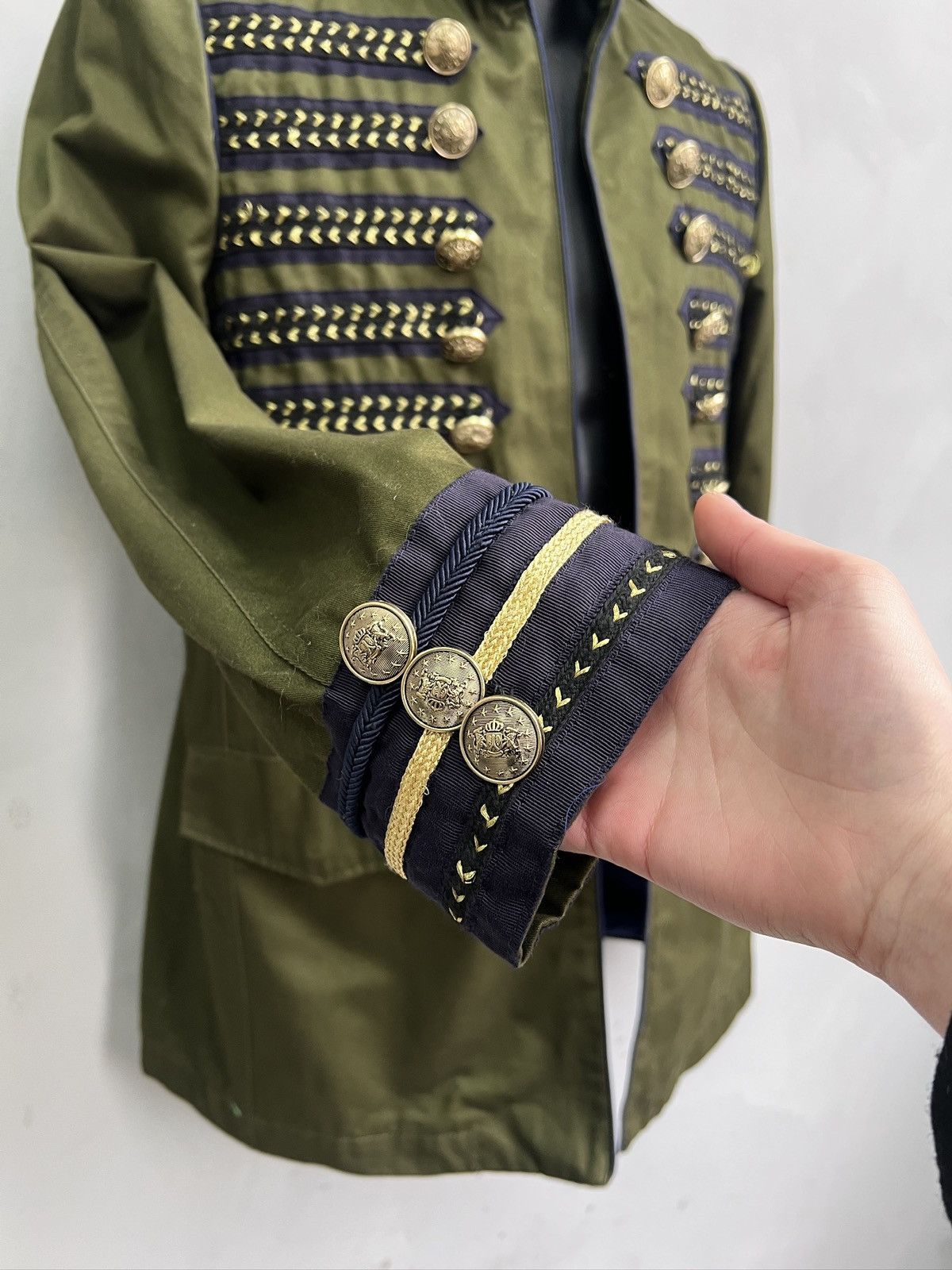 Kapital Green military officer buttons napoleon jacket y2k style Size US M / EU 48-50 / 2 - 5 Thumbnail