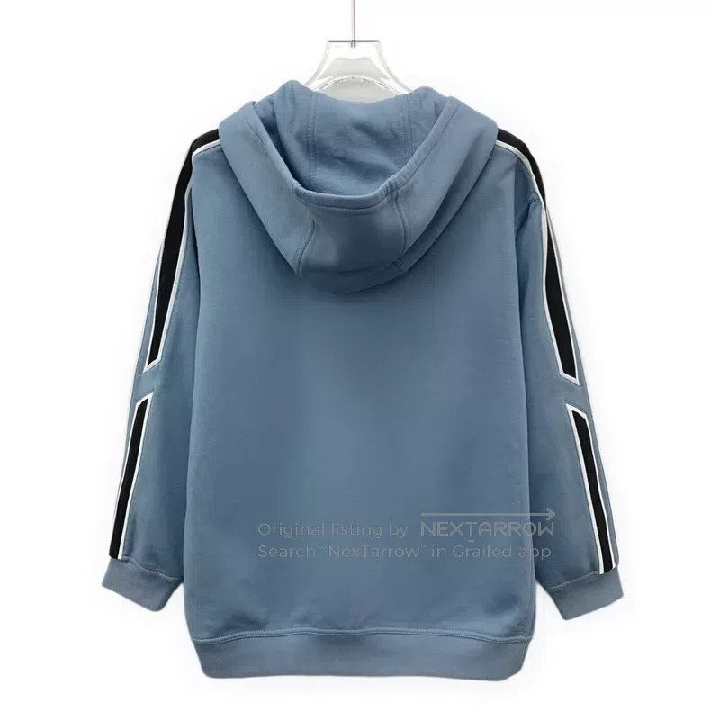 Hermes Hermes 22 Model Blue Cotton Hooded Drawstring Zip Long Sle Size S / US 4 / IT 40 - 2 Thumbnail