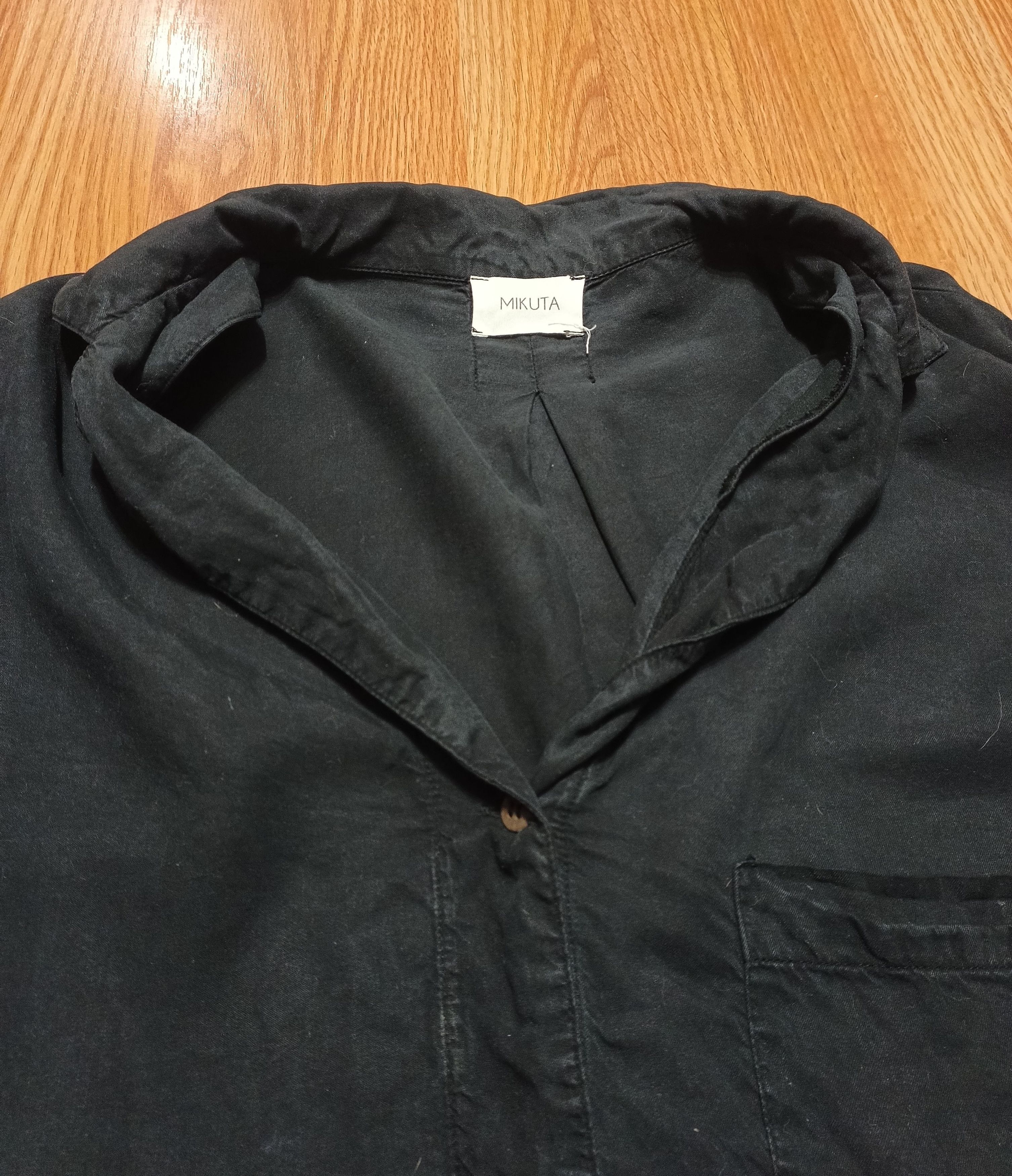 Designer MIKUTA The Dark CO-ORD Lyocell Shirt Blouse Size M Size M / US 6-8 / IT 42-44 - 9 Thumbnail