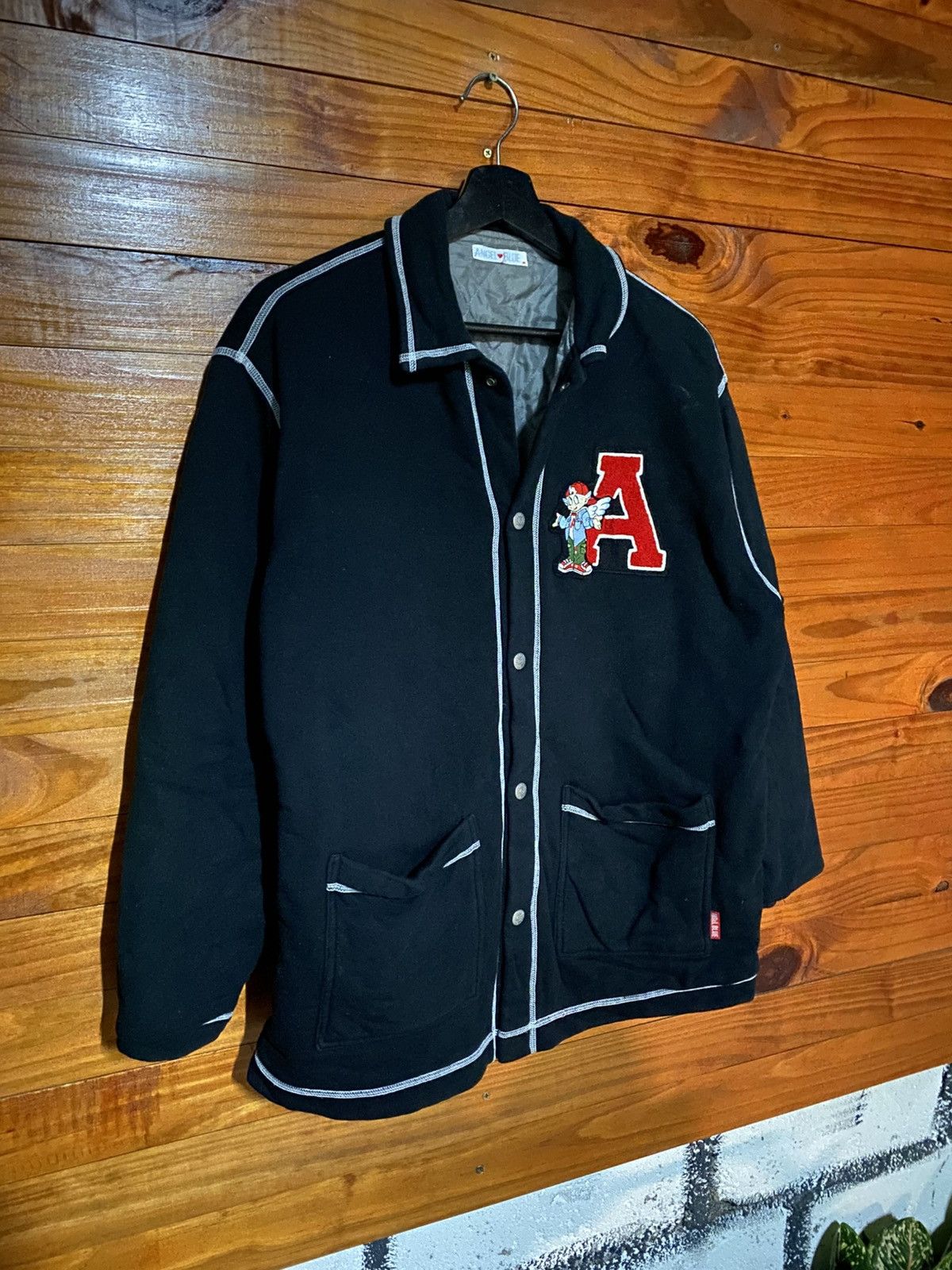 Angel Blue Angel Blue Japan Jacket – Black Snap Button Patch Embroidery Size US M / EU 48-50 / 2 - 5 Thumbnail