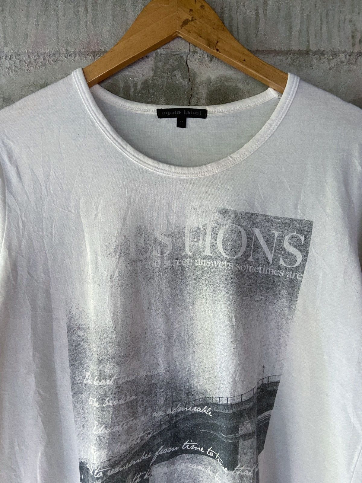 Beauty Beast × Hysteric Glamour × Japanese Brand AGATE LABEL ANSWER SOMETIMES LONG SLEEVE Size US M / EU 48-50 / 2 - 4 Thumbnail