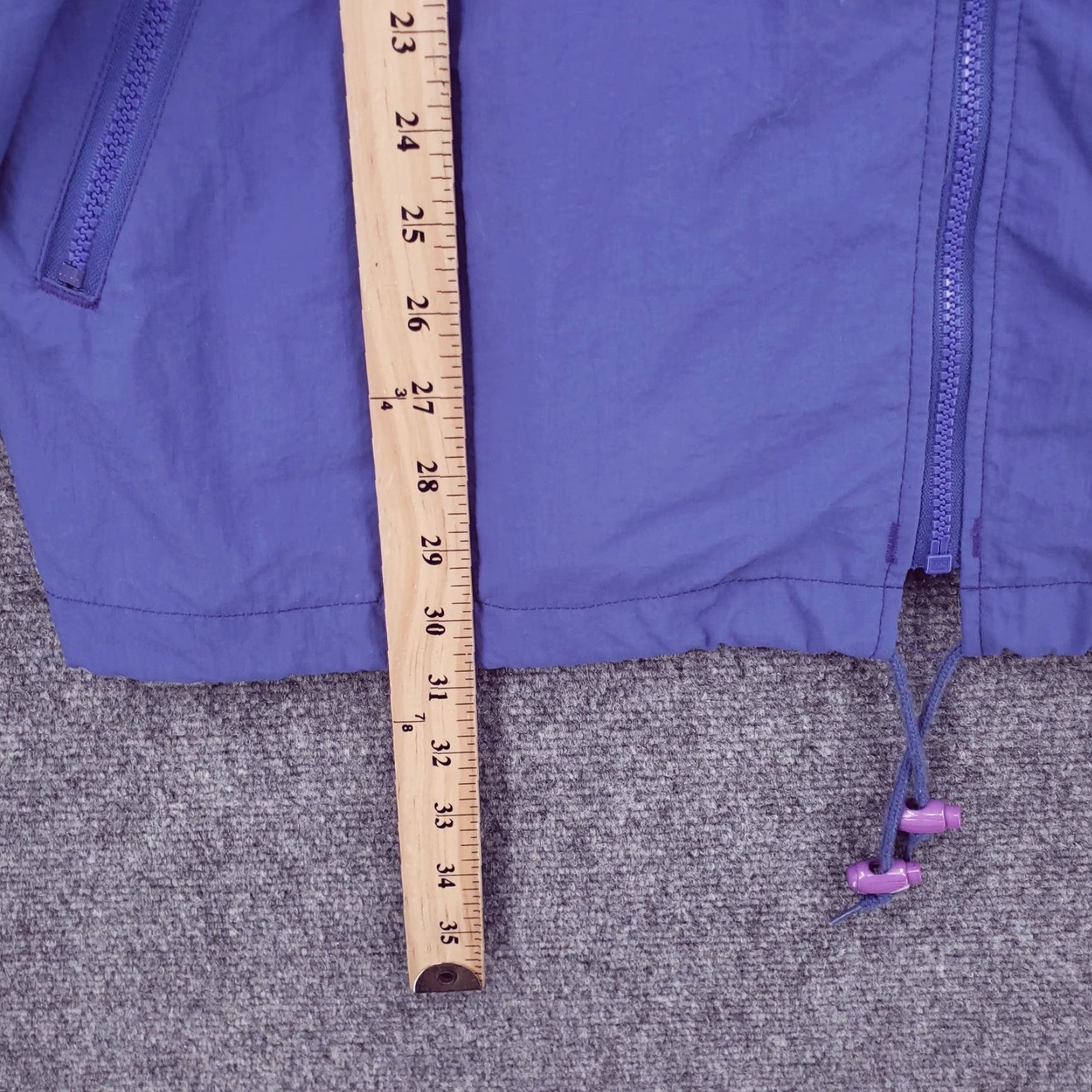Eddie Bauer VINTAGE Eddie Bauer Jacket Women L Purple Anorak Full Zip Windbreaker Size L / US 10 / IT 46 - 3 Thumbnail