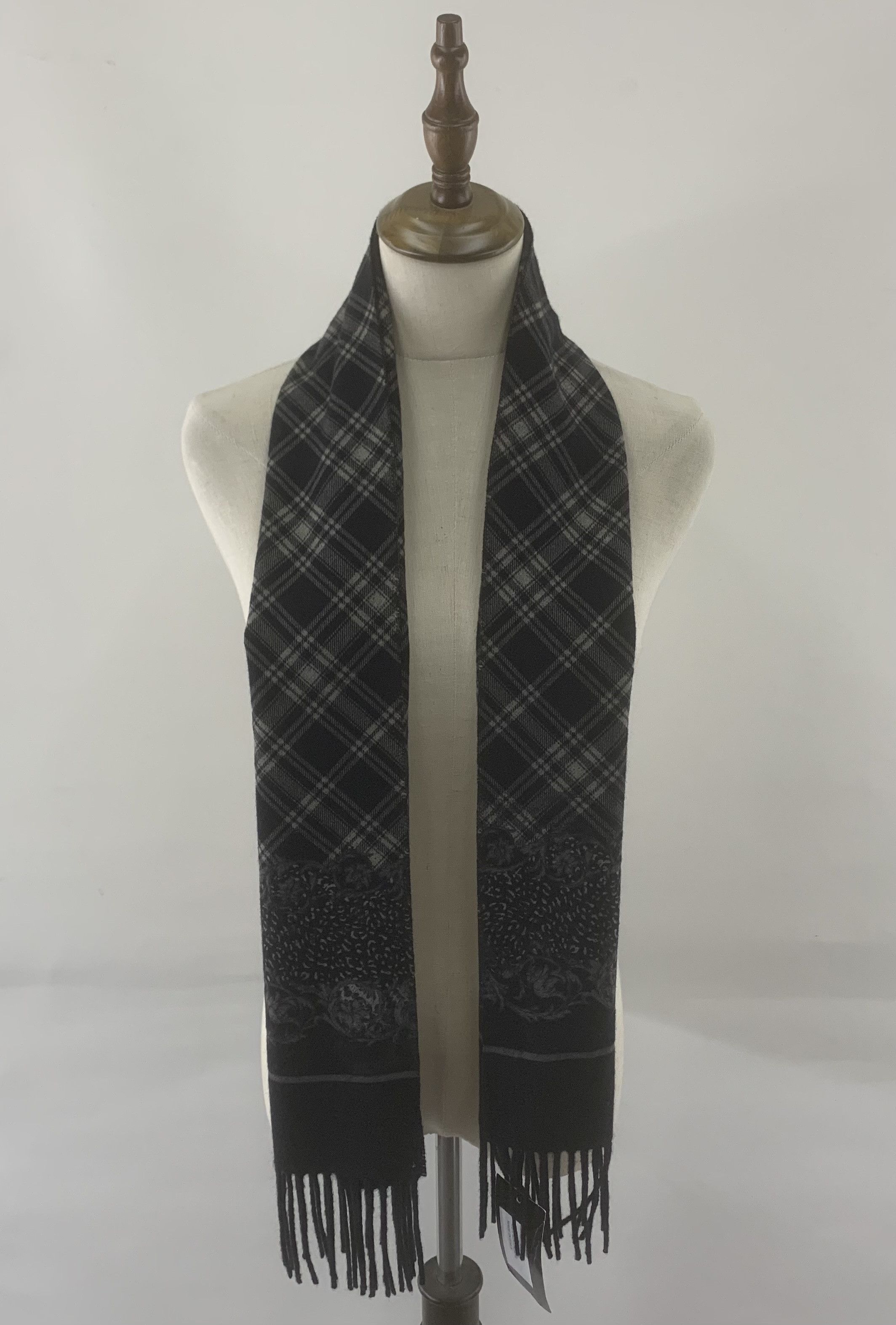 Versace Versace Scarf Wool Muffler Neck Wrap BL9275 Size ONE SIZE - 1 Thumbnail