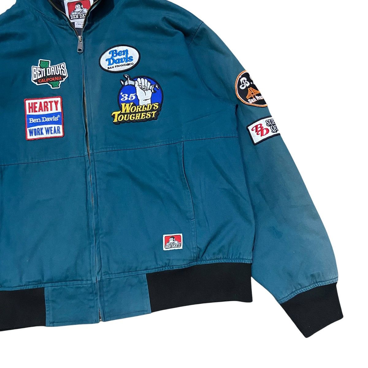 Ben Davis Ben Davis Patchwork Jacket - Lincoln Green Size US XL / EU 56 / 4 - 3 Thumbnail