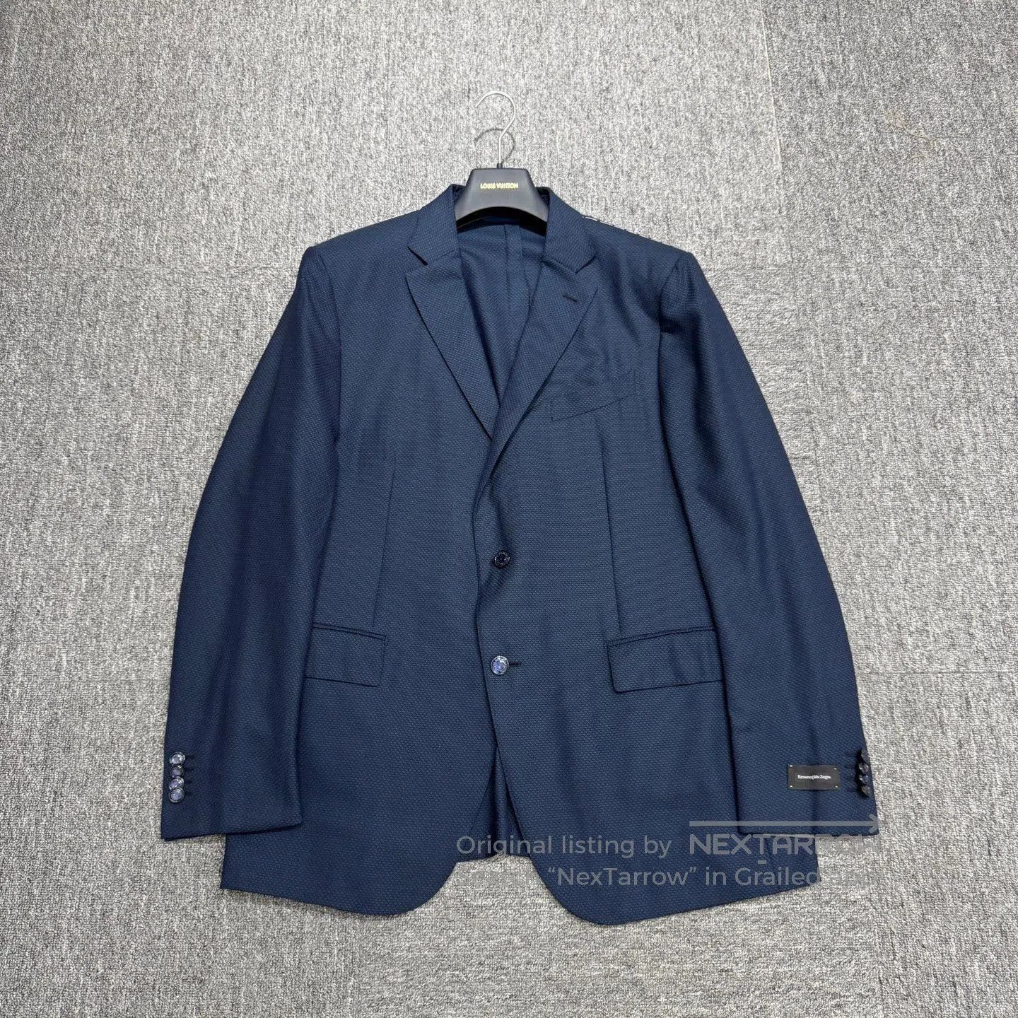 Ermenegildo Zegna Blue Single-Breasted Blazer. Size US M / EU 48-50 / 2 - 1 Thumbnail