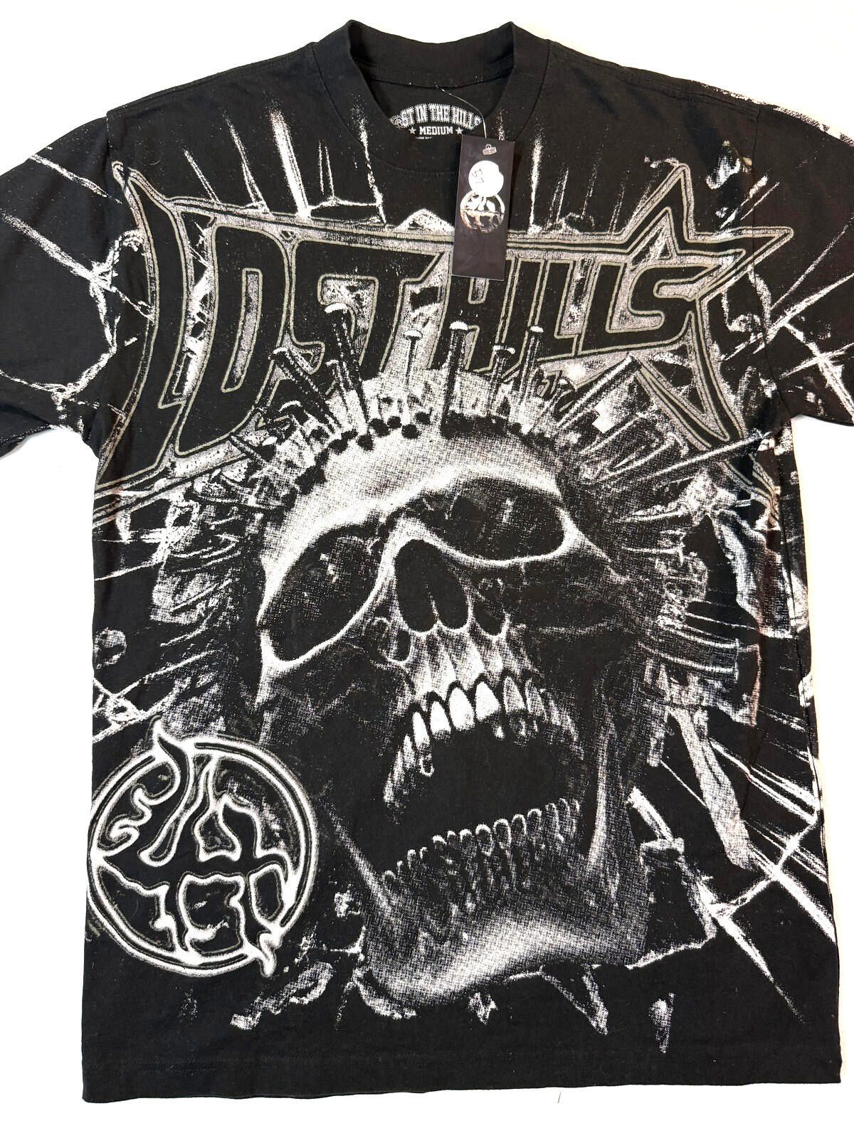 Other Lost Hills TShirt Mens M Insane Skull Gothic Streetwear NWT Size US M / EU 48-50 / 2 - 2 Thumbnail