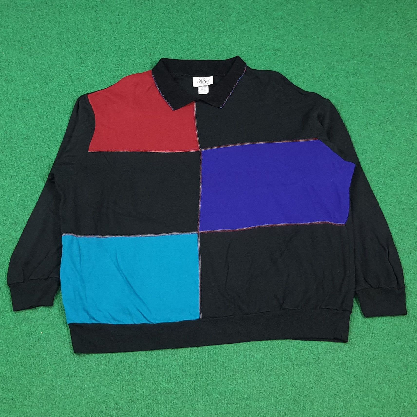 Vintage Vintage 90s YS Studio Youngstuff Sweatshirt C295N21 Size US XL / EU 56 / 4 - 1 Thumbnail