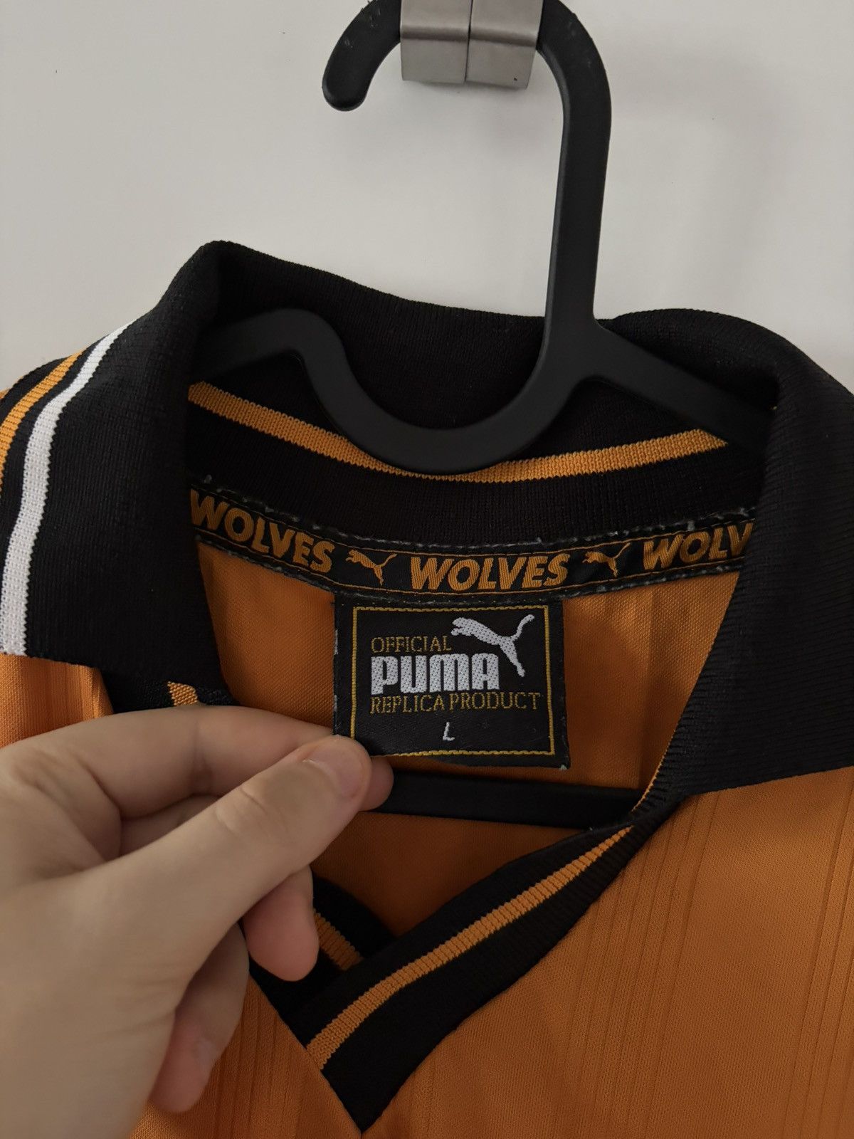 Wolverhampton Puma 1998-2000 domowa Vintage — zdjęcie 4
