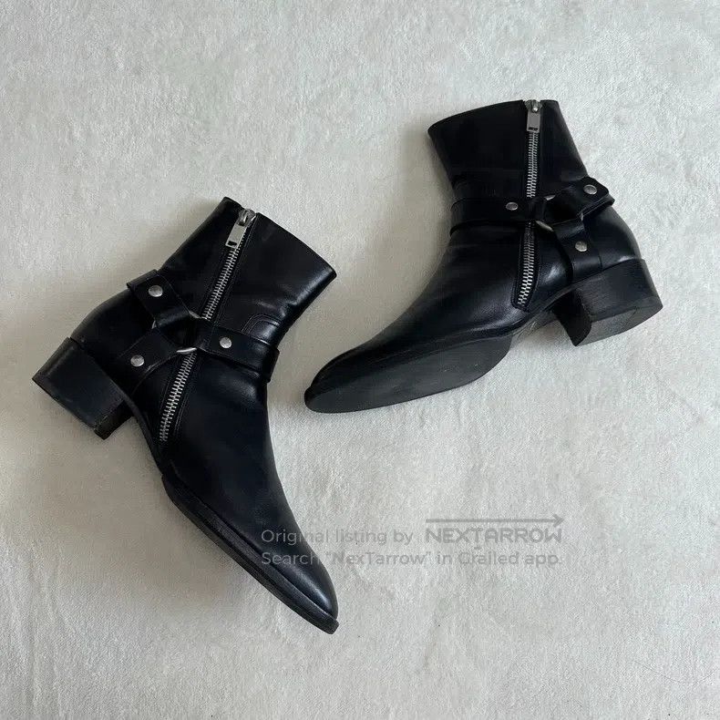 Saint Laurent Paris Saint Laurent Paris Original Buckle Boots Size US 11.5 / IT 41.5 - 1 Thumbnail