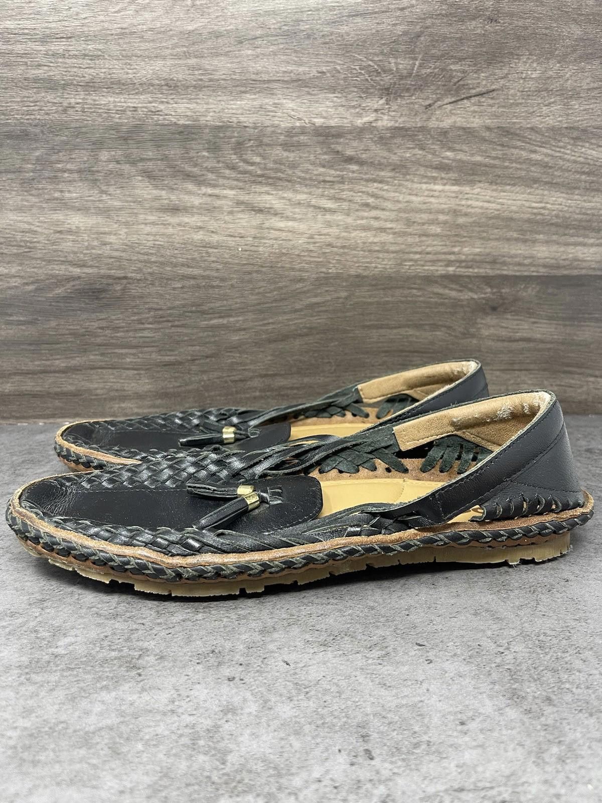 Other Desi Hangover Handmade Leather Slip On Shoes Mens Size 10 Size US 10 / EU 43 - 1 Thumbnail