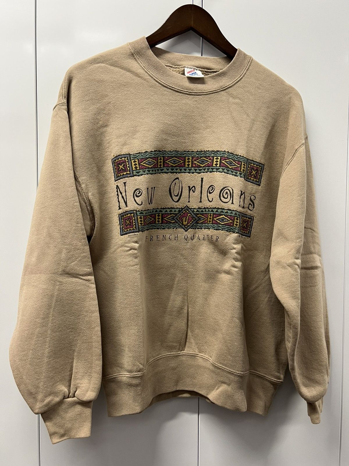 Vintage 90's 2000's Y2K VTG Vintage New Orleans French Sweatshirt Size US M / EU 48-50 / 2 - 1 Thumbnail