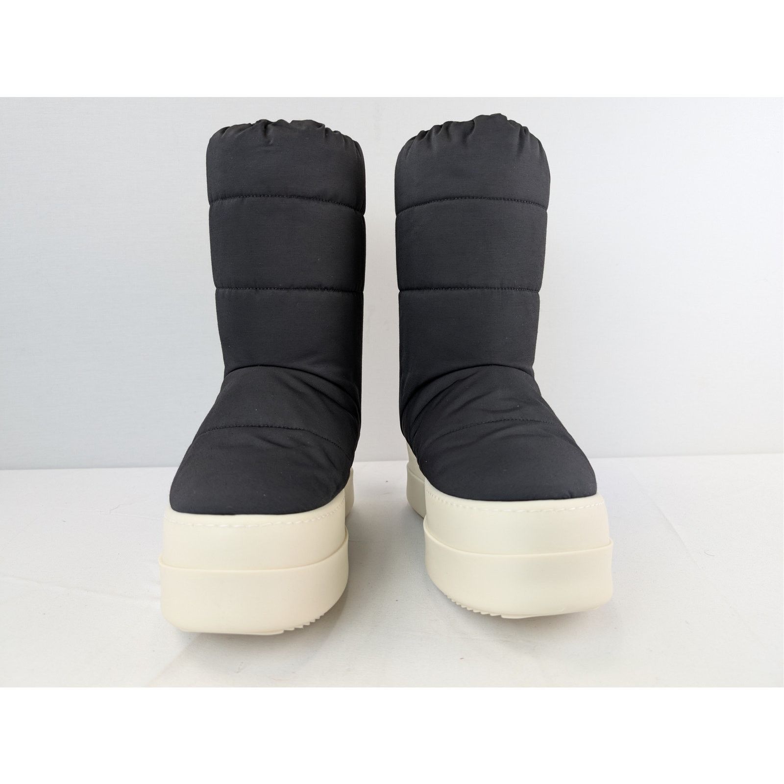 Rick Owens Drkshdw o1rshd1 Mega Bumper Lunar Boots in Black/White Size US 10 / EU 43 - 9 Thumbnail